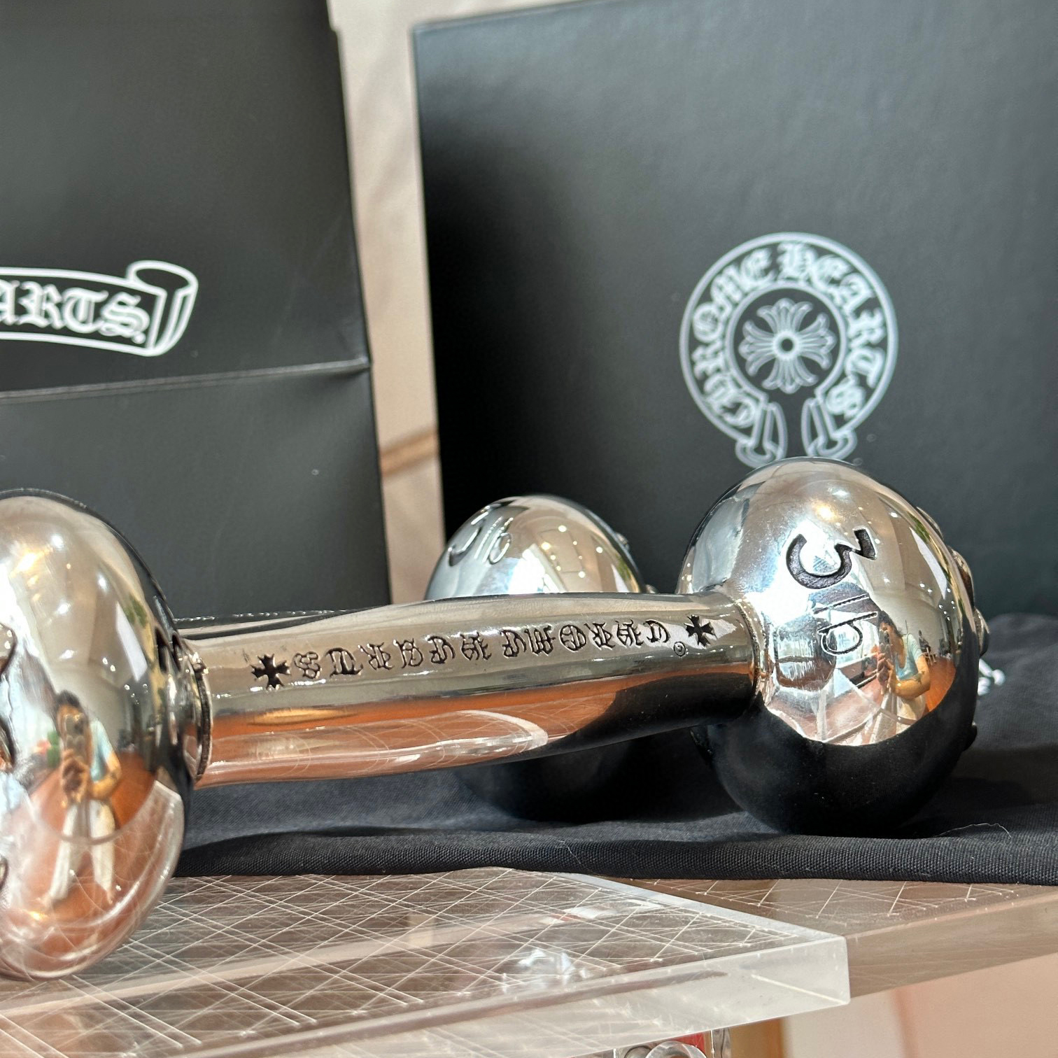 Chrome Hearts NIGO Silver Dumbbell Accessories #nigo94974