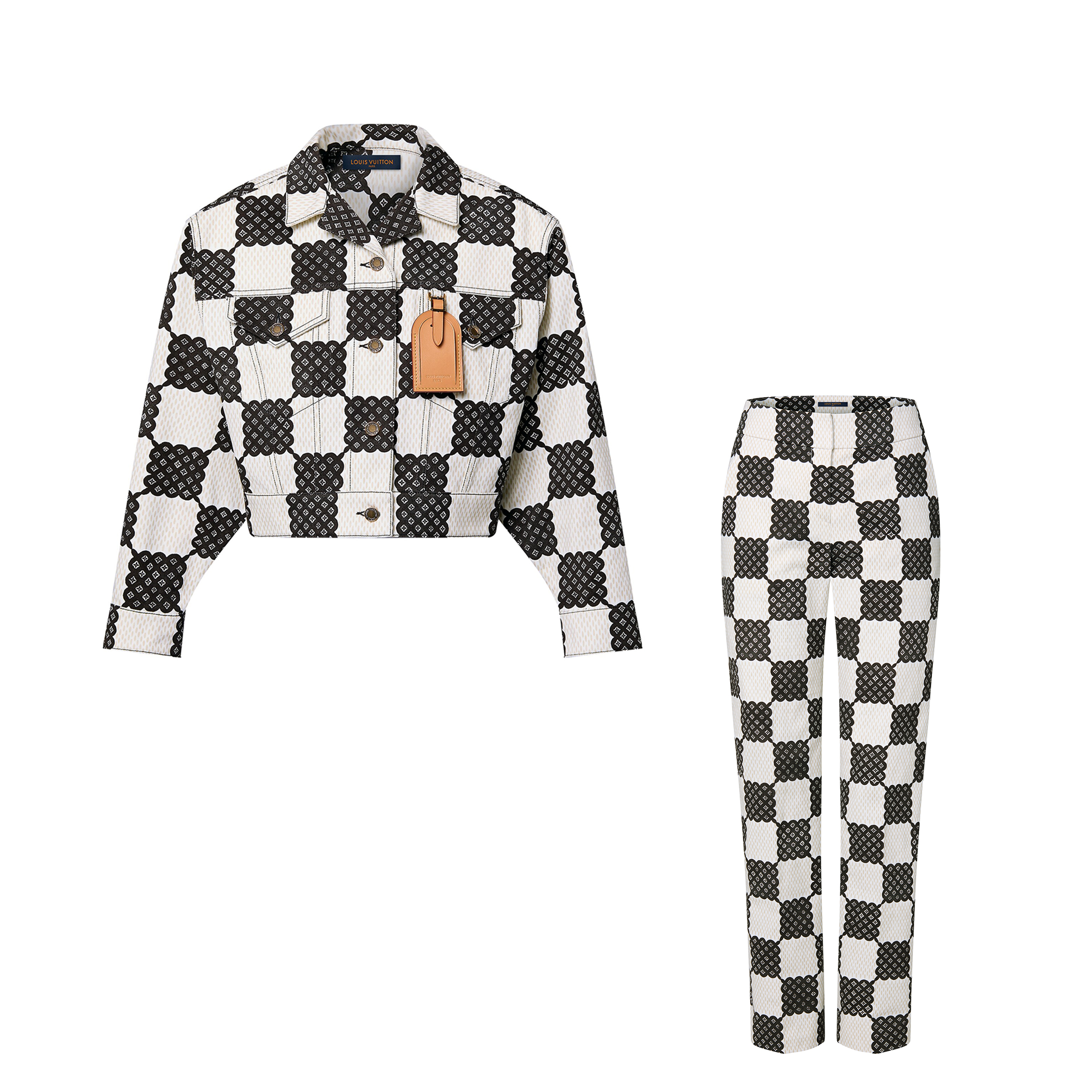 Louis Vuitton NIGO Woman Long Sleeved Short Jacket And Pants Set #nigo21442