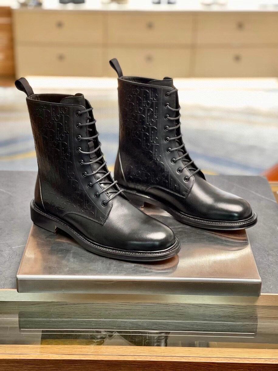 DIOR NIGO Leather  Martin Boots And Business Leather Shoes #nigo29151