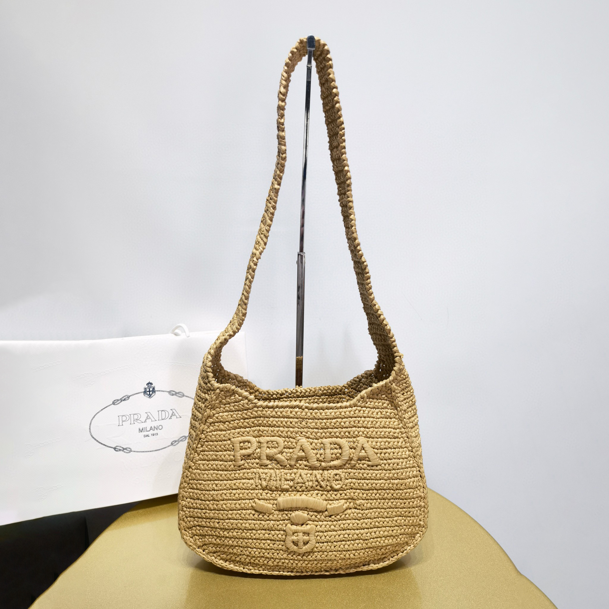 Prada NIGO Woven Crossbody Shoulder Bag #nigo21428