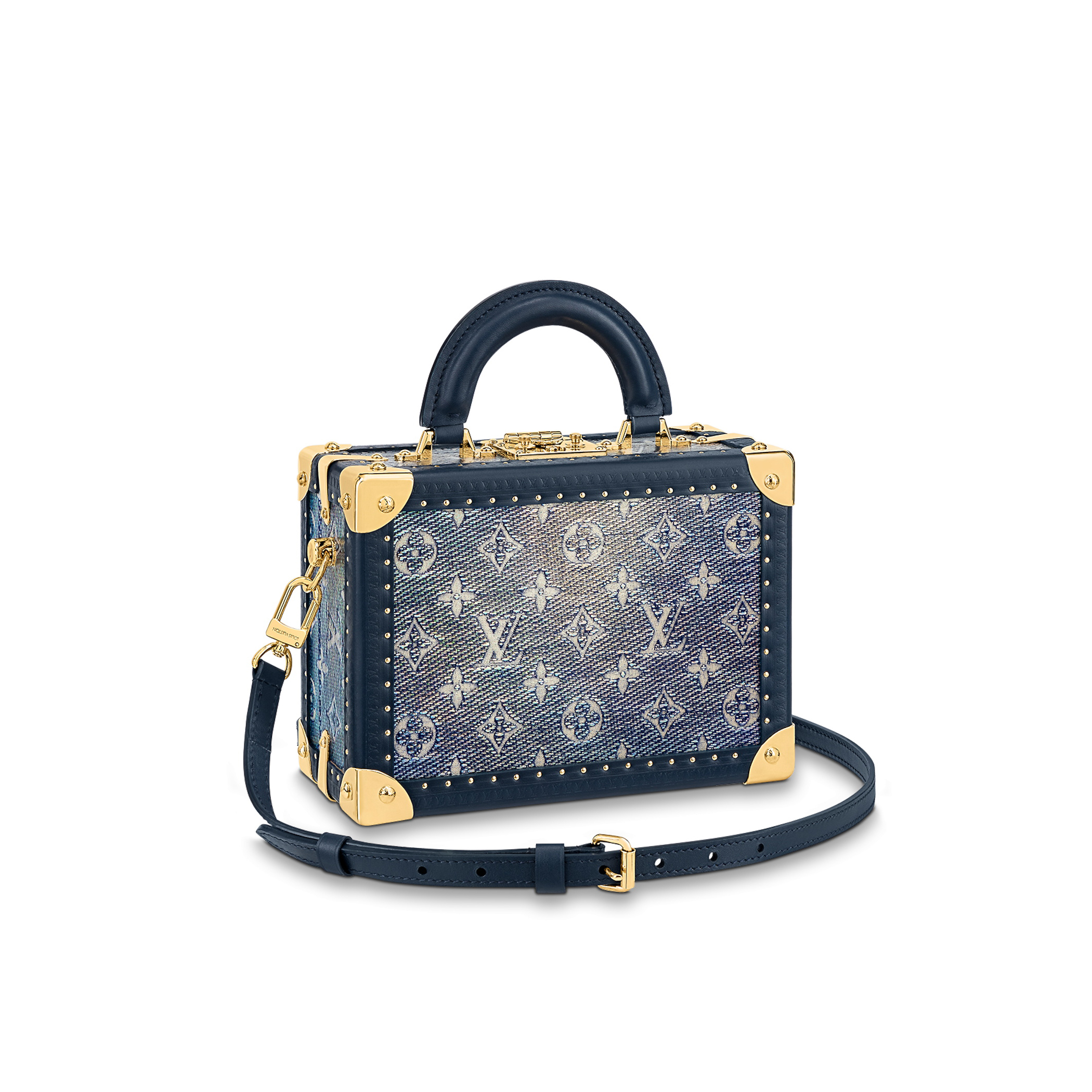Louis Vuitton NIGO Leather Printed Portable Small Square Bag #nigo21434