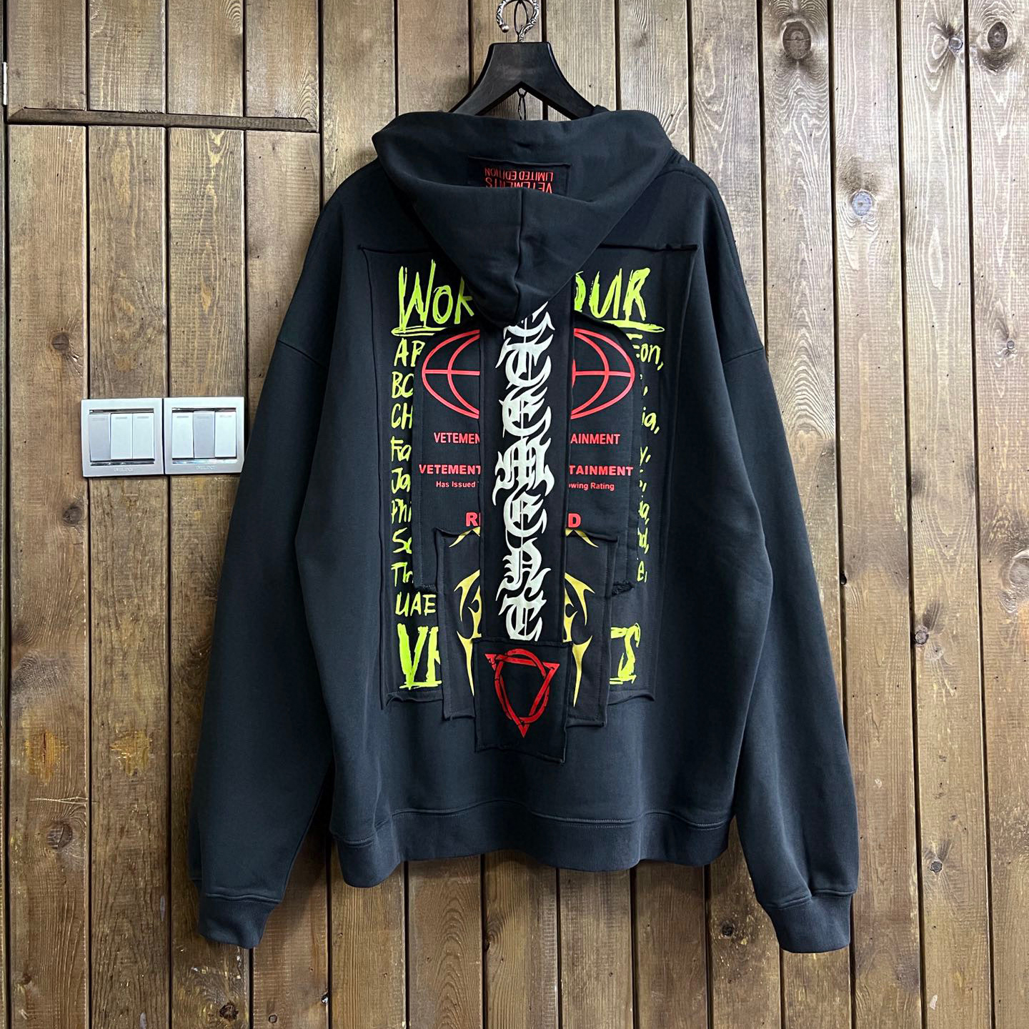 Vetements NIGO Man Patch Hooded Sweatshirt Pullover #nigo94996