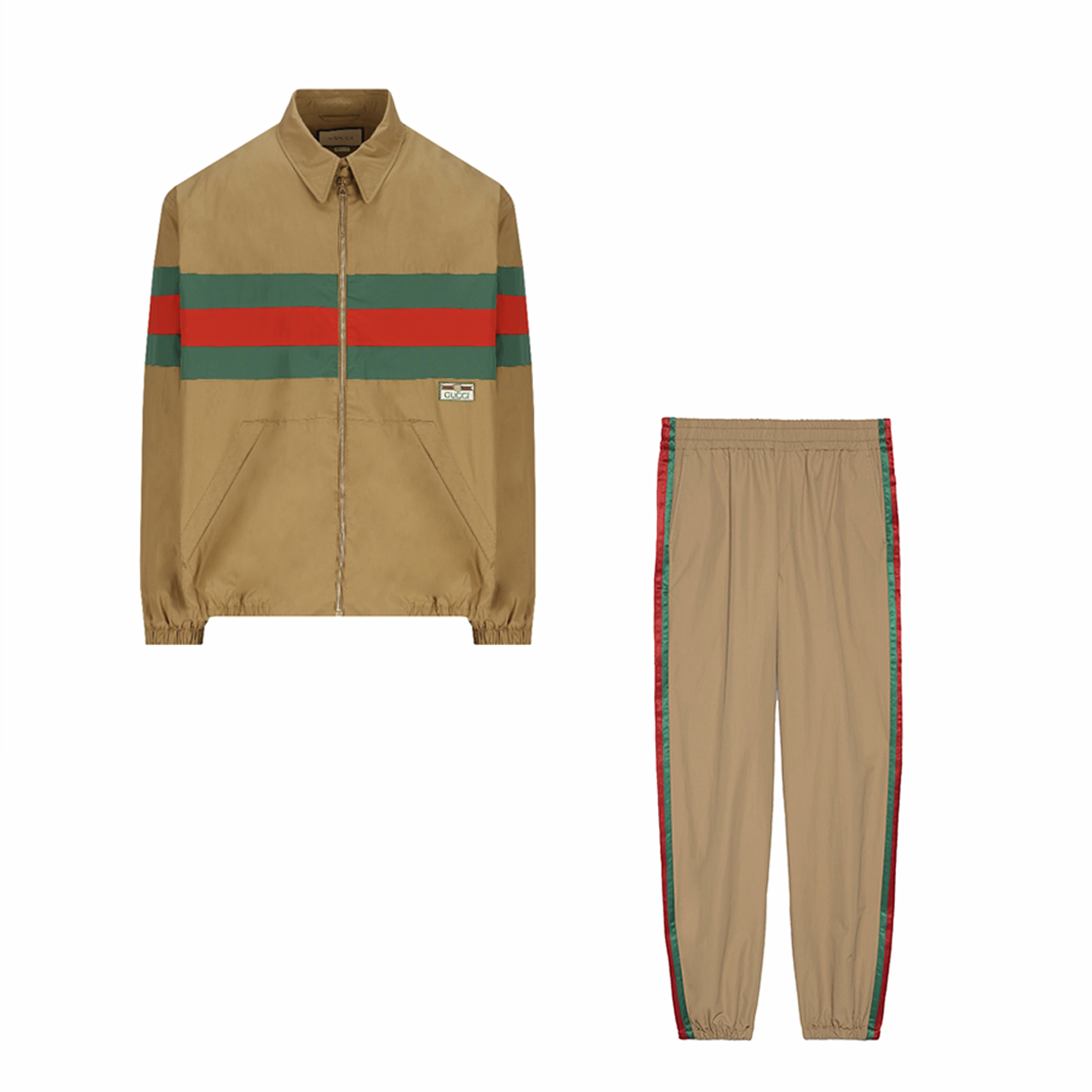 Gucci NIGO Man Coffee Color Long Sleeved Coat And Pants Set Suit #nigo95121