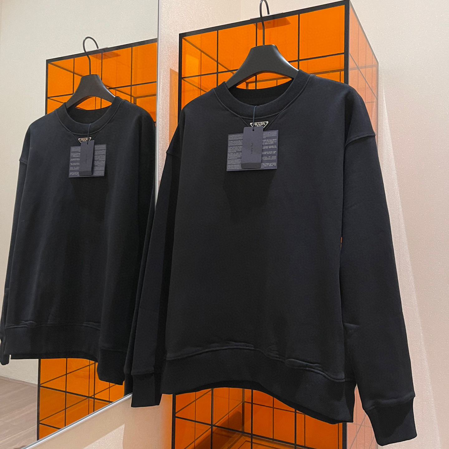Prada NIGO Black Long Sleeved Pullover Sweater #nigo95113