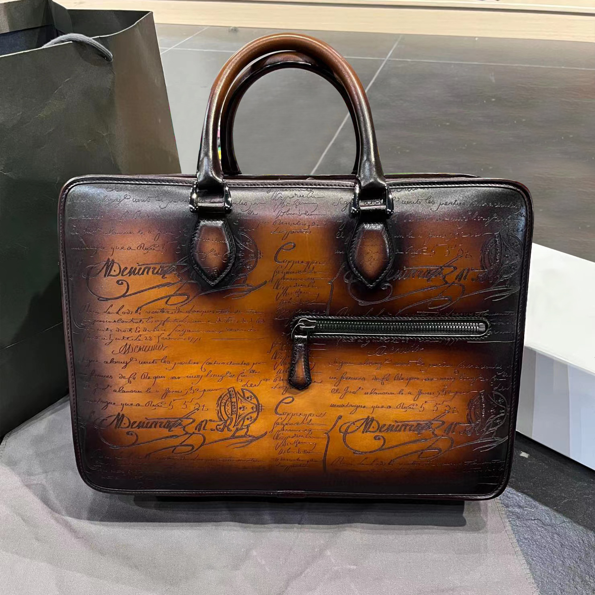 Berluti NIGO Leather Handbag Bags Ngvp #nigo5997