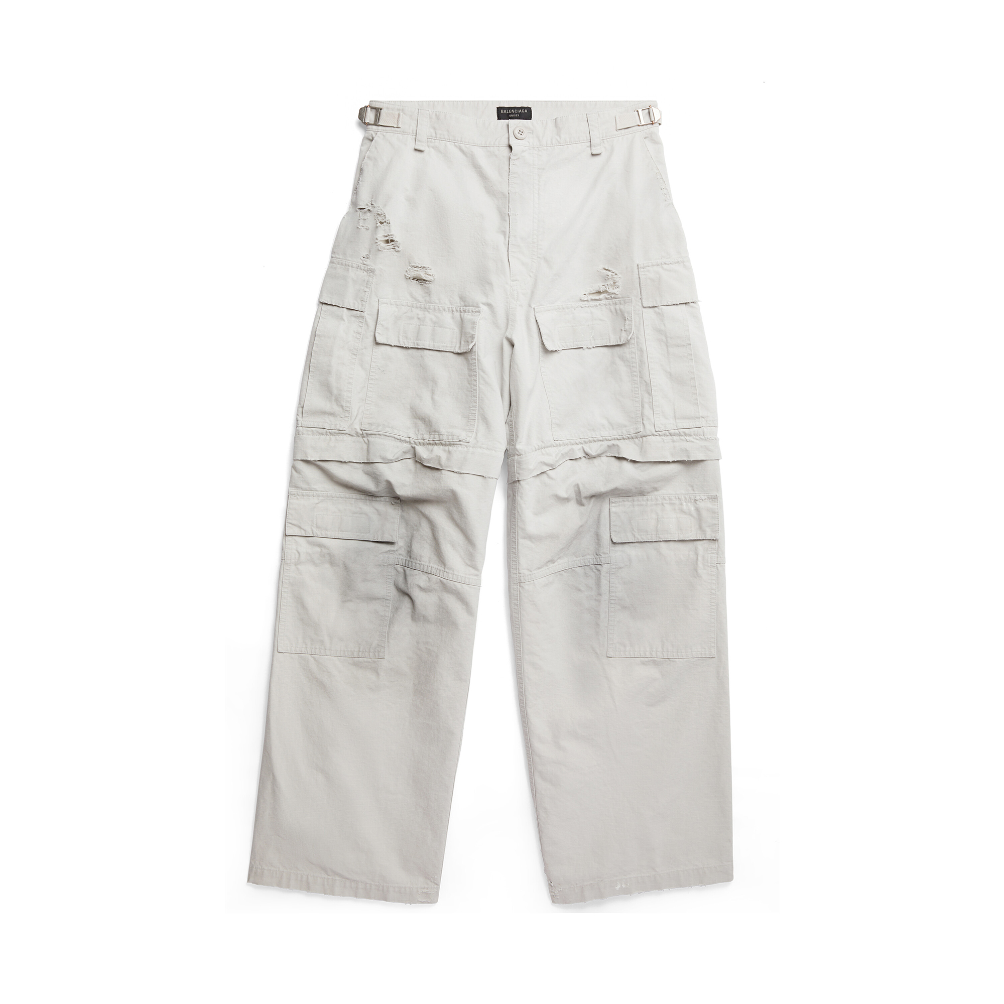 Balenciaga NIGO Man White Ripped Jeans Pants #nigo95131