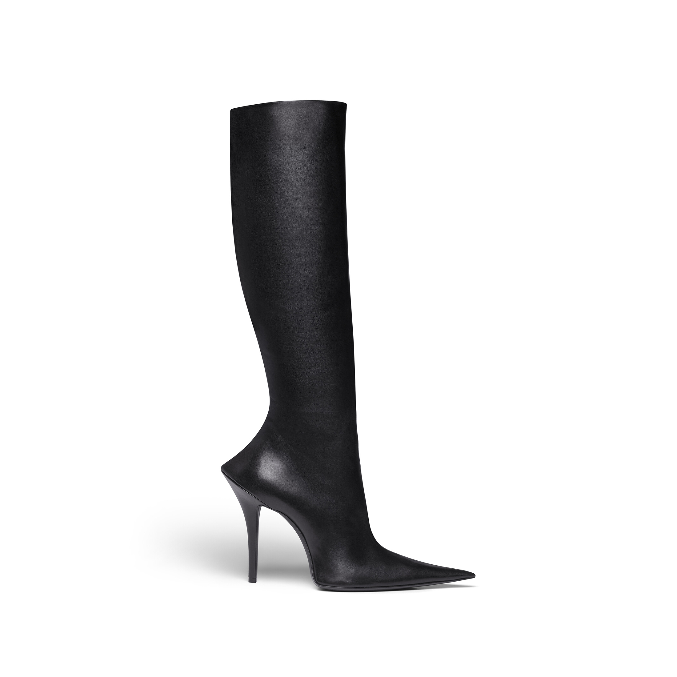 Balenciaga NGO Pointed Toe Zipper Boots High Heels Shoes #nigo21481