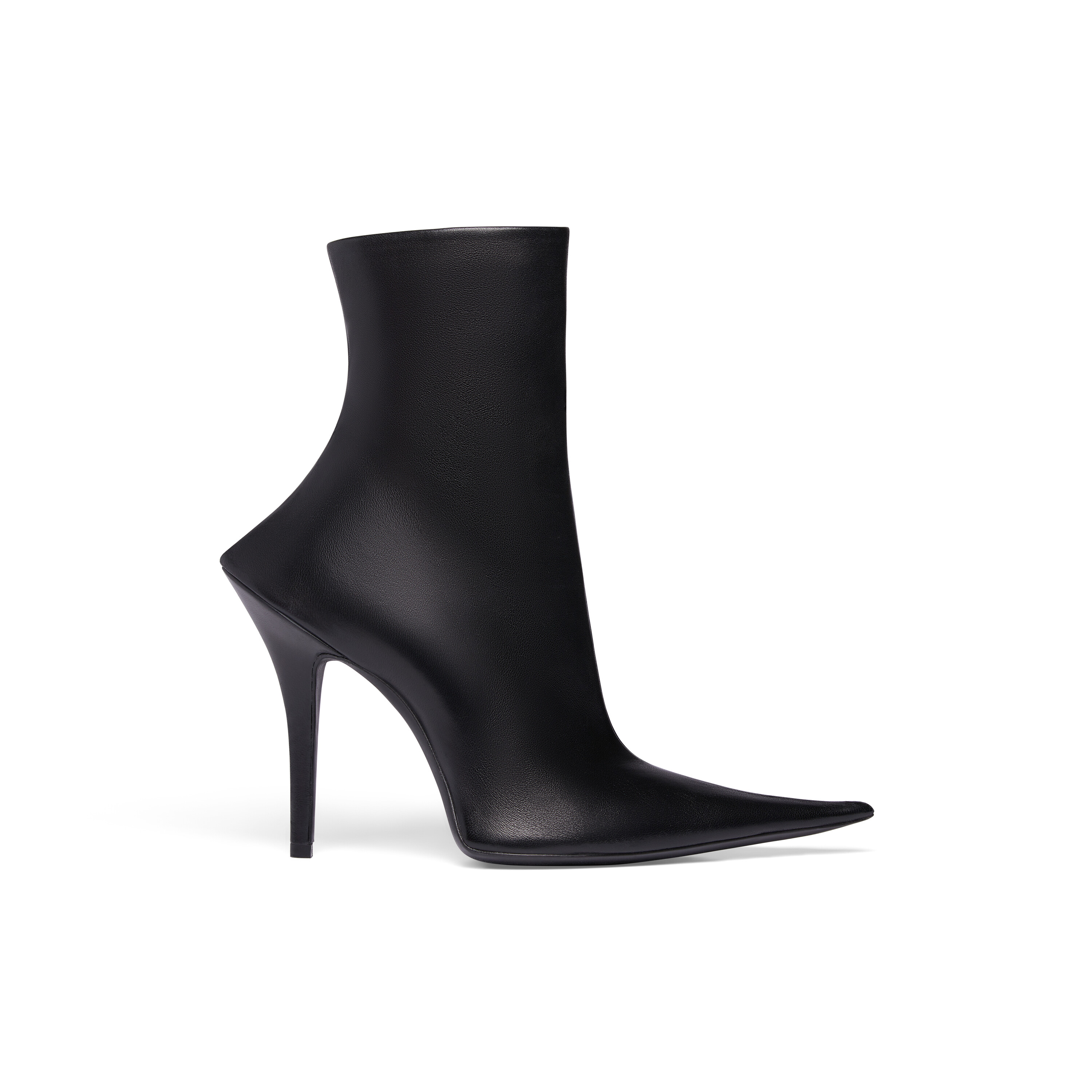 Balenciaga NGO Pointed Toe Zipper High Heels shoes #nigo21482