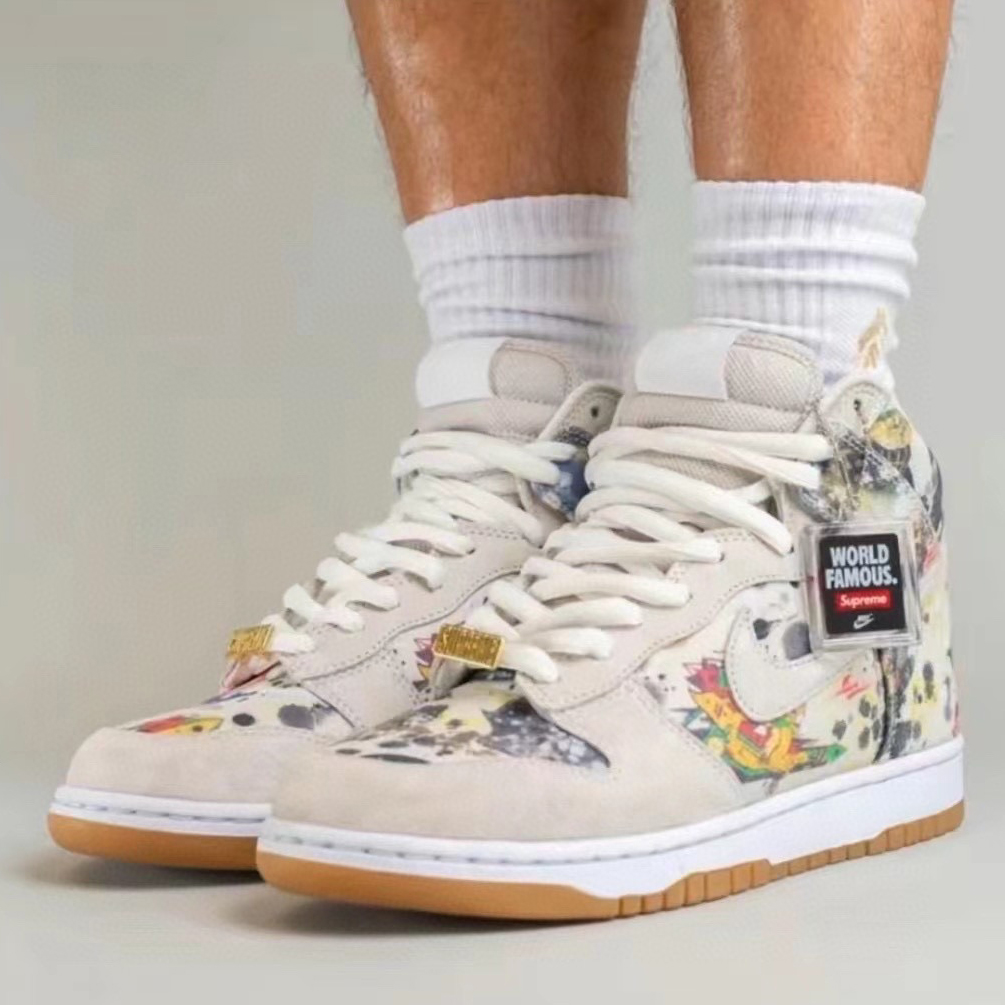 Supreme X Nike NIGO Canvas Casual Sneakers Board Shoes #nigo95138