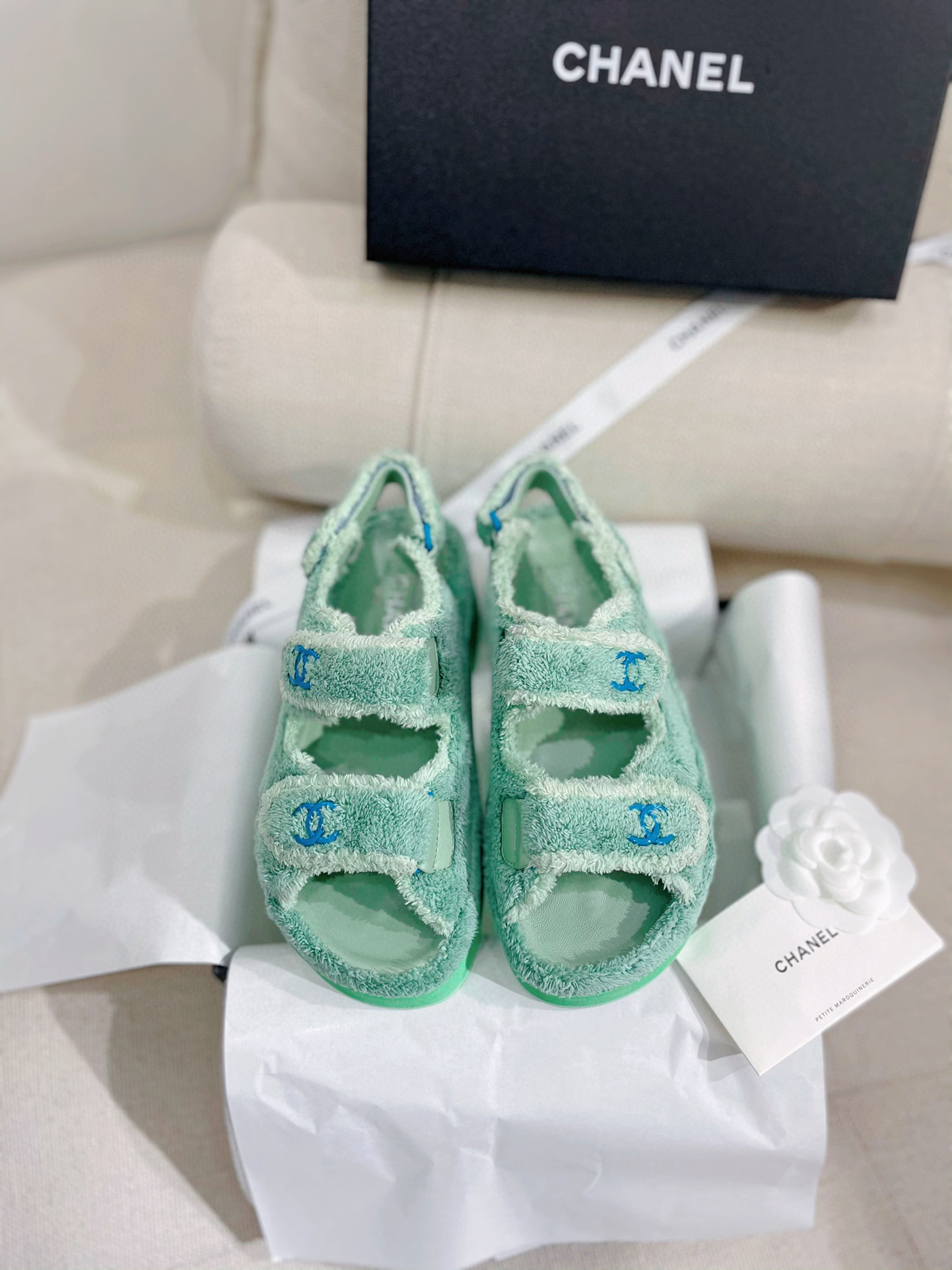 Chanel NGO Plush Fashion Sandals shoes #nigo21517
