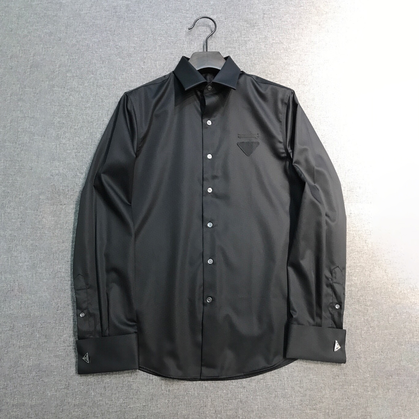 Prada NIGO Man Casual Cufflinks Long Sleeve Shirt #nigo95135