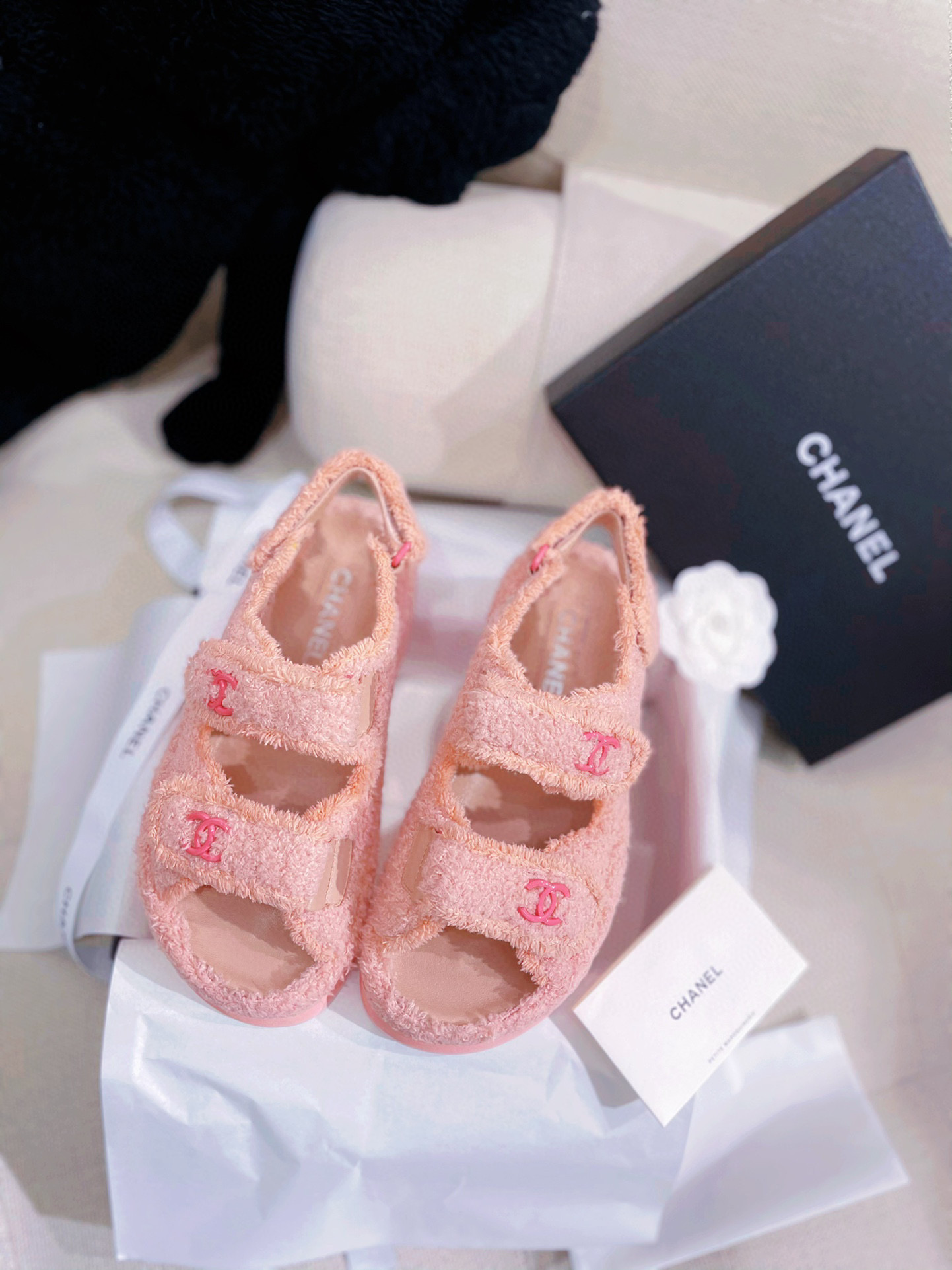 Chanel NGO Plush Fashion Sandals shoes #nigo21517