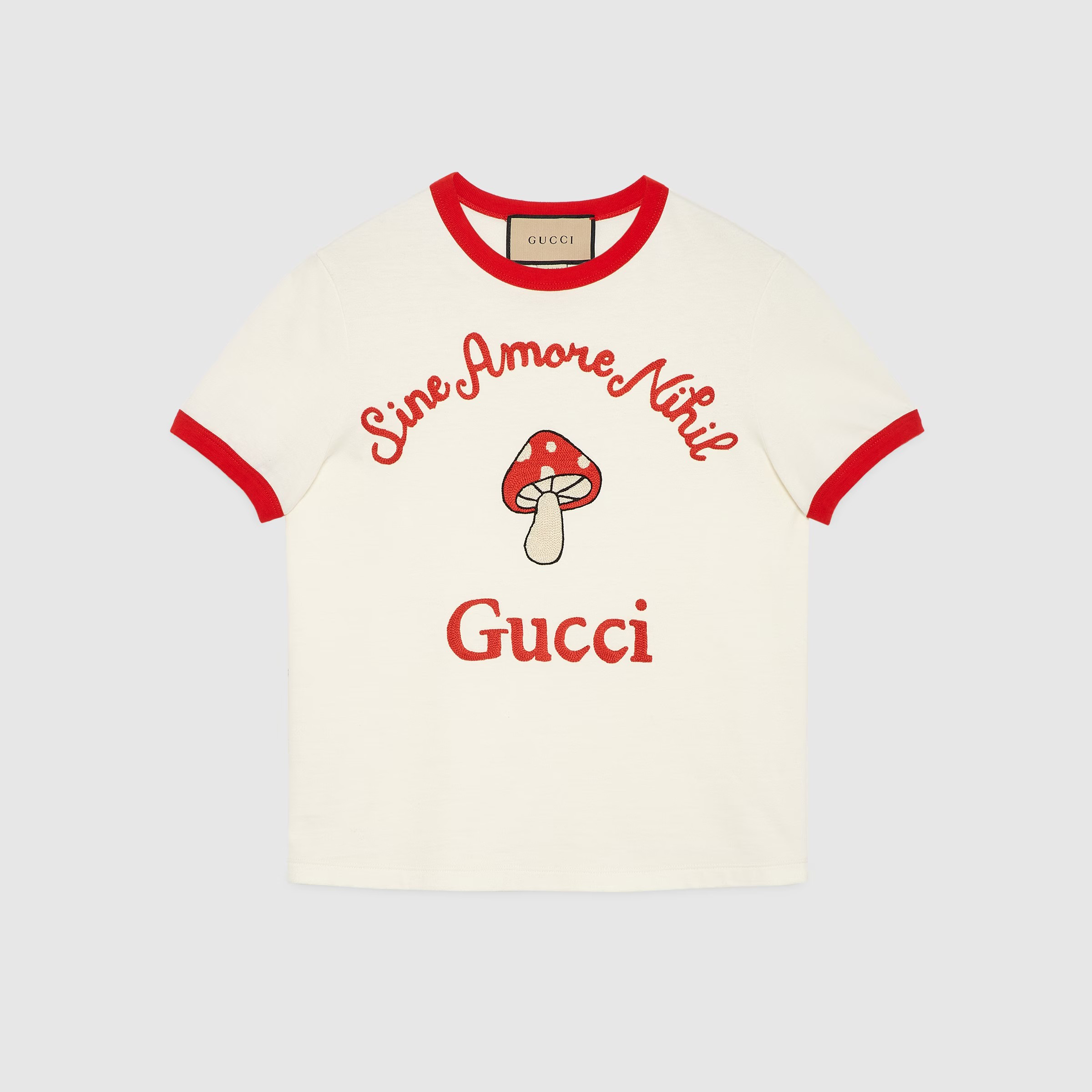 Gucci NIGO Woman Printed patchwork short sleeved T-shirt #nigo21525