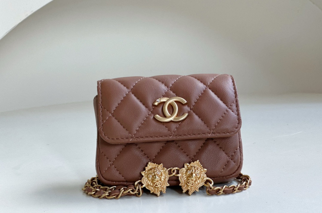 Chanel NIGO Leather Chain Waist Bag #nigo21537