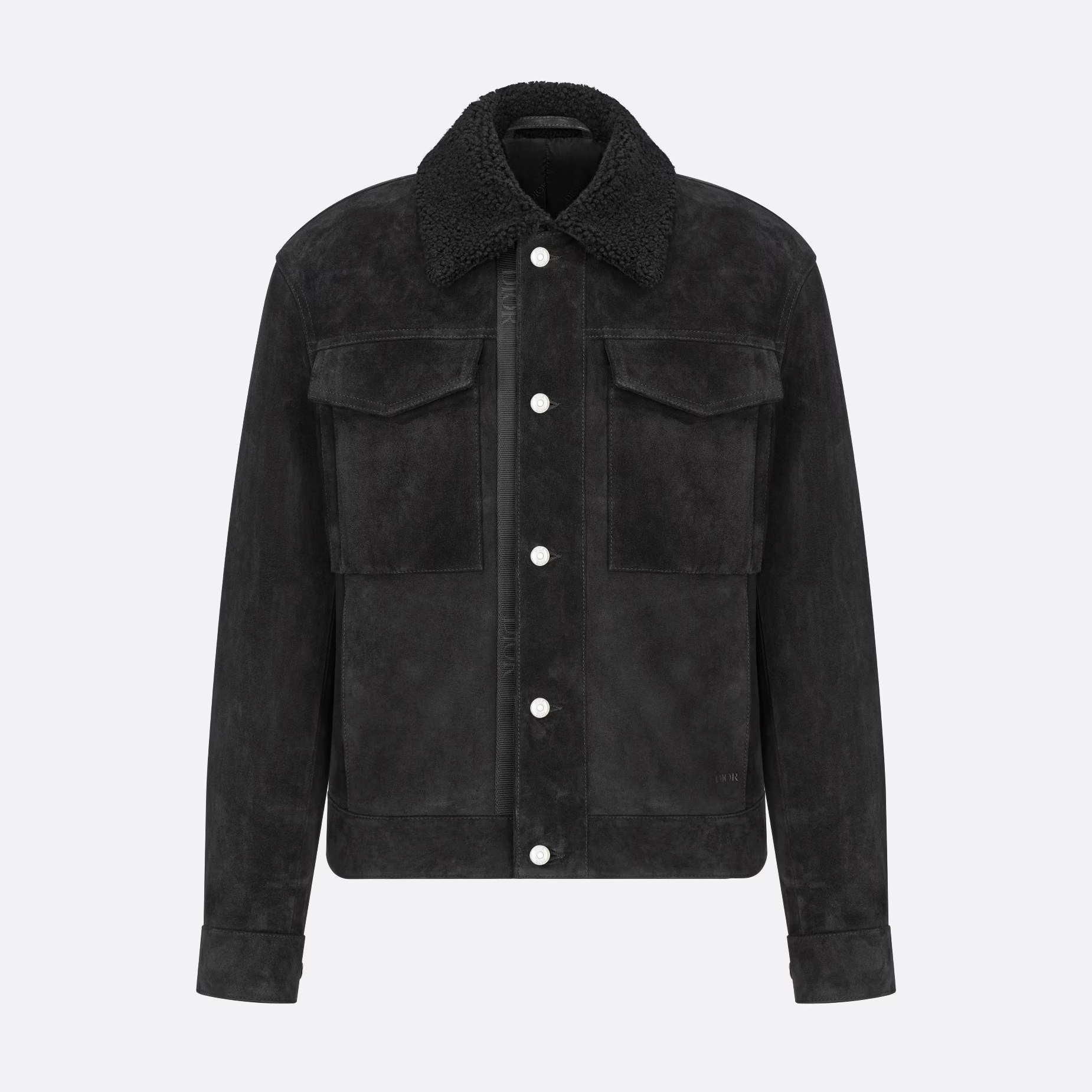 Dior NIGO Man Wool Lapel Suede Jacket Coat #nigo95144