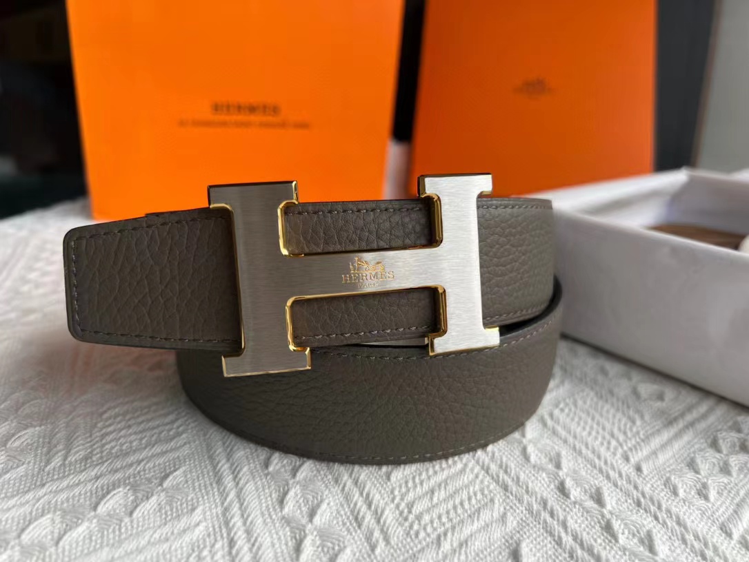 Hermes NIGO Leather metal buckle waistband Accessories #nigo29157