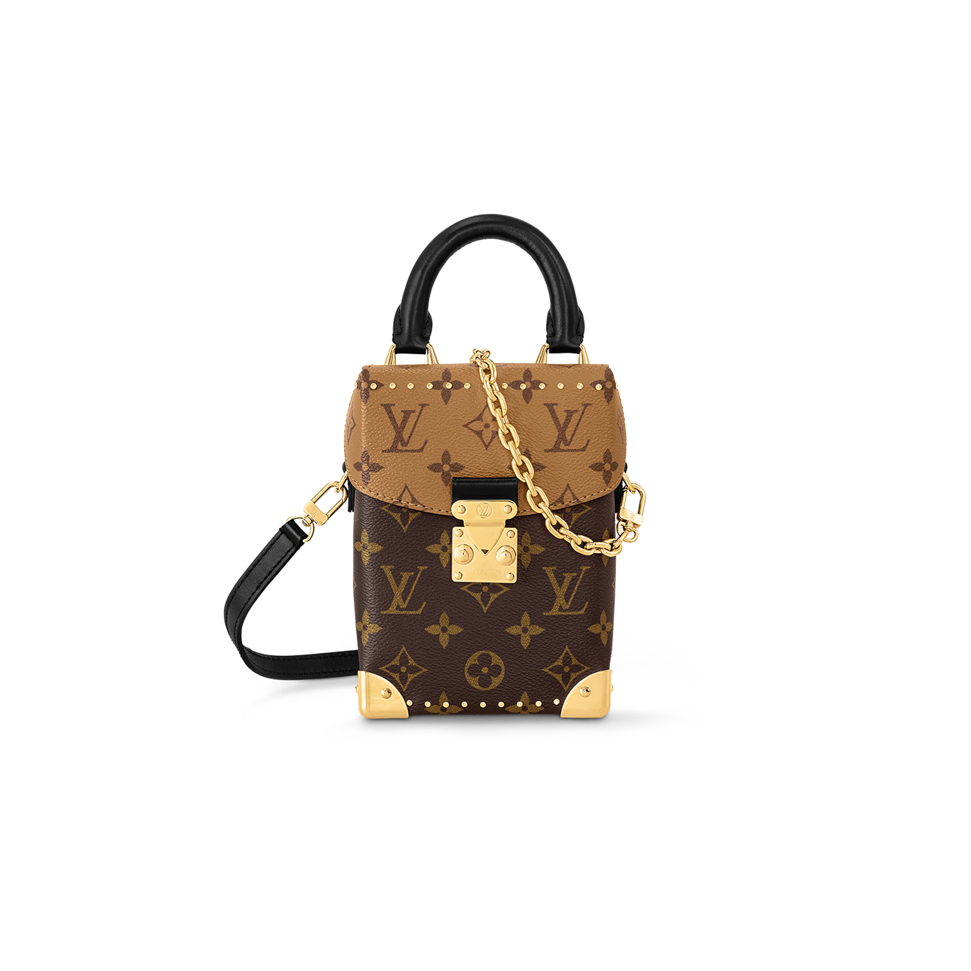 Louis Vuitton NIGO Leather Contrast Printed Small Handbag #nigo21552