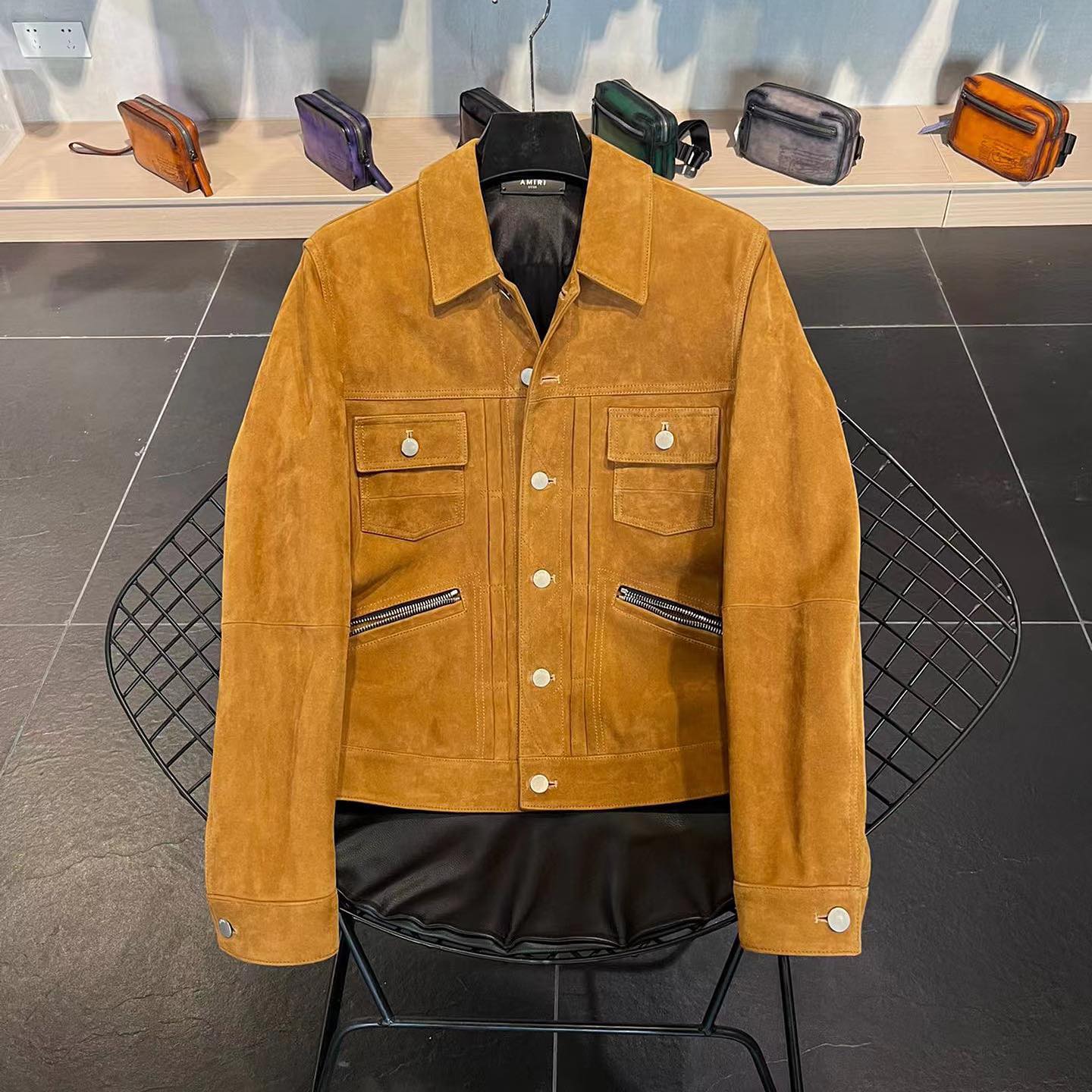 Amiri NIGO Solid Color Lapel Long Sleeve Jacket Ngv #nigo4798