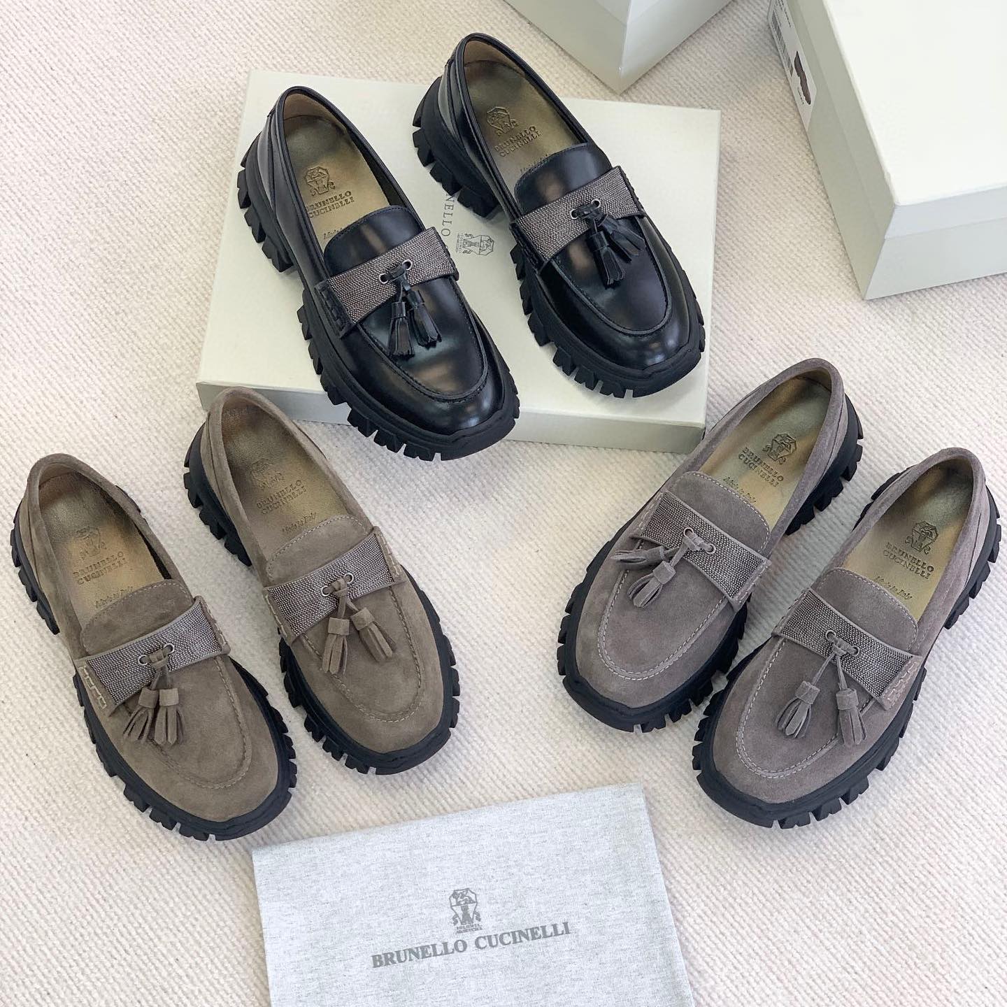 Brunello Cucinelli NIGO Low Top Leather Loafers Shoes Ngvp #nigo5555