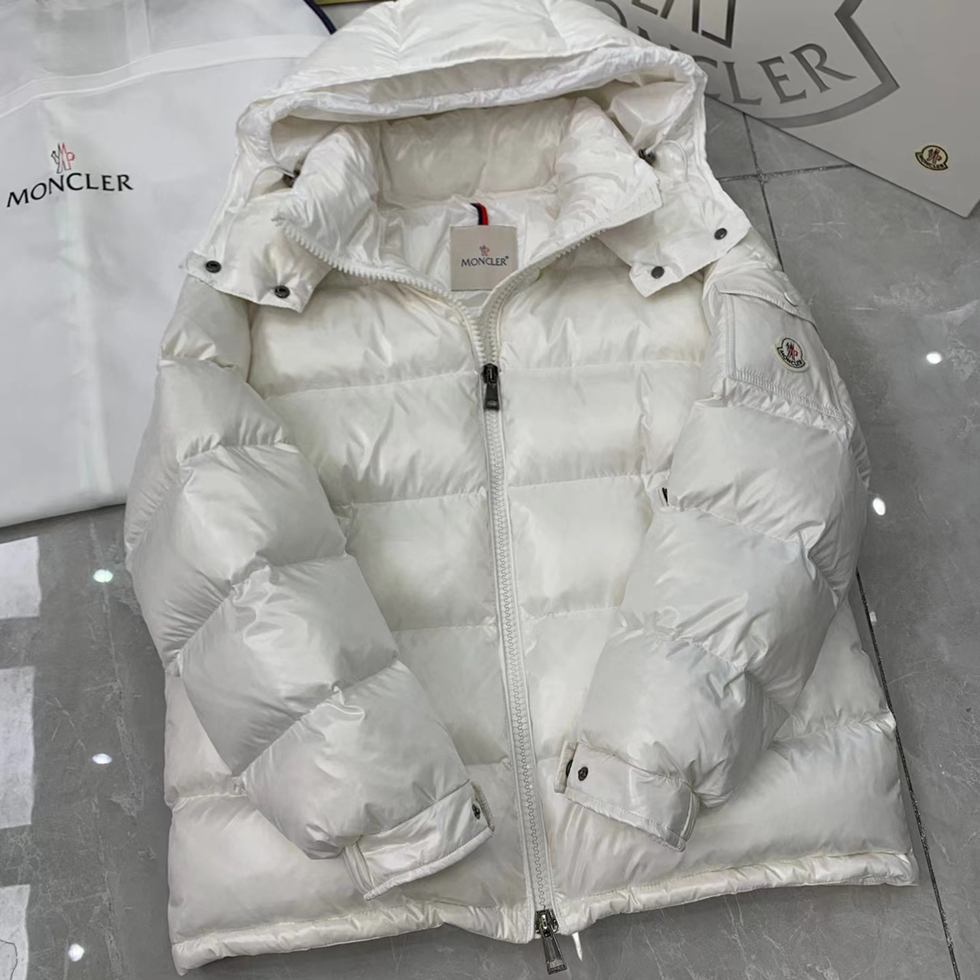 Moncler Cropped Puffer Down Jacket Coat #nigo52198
