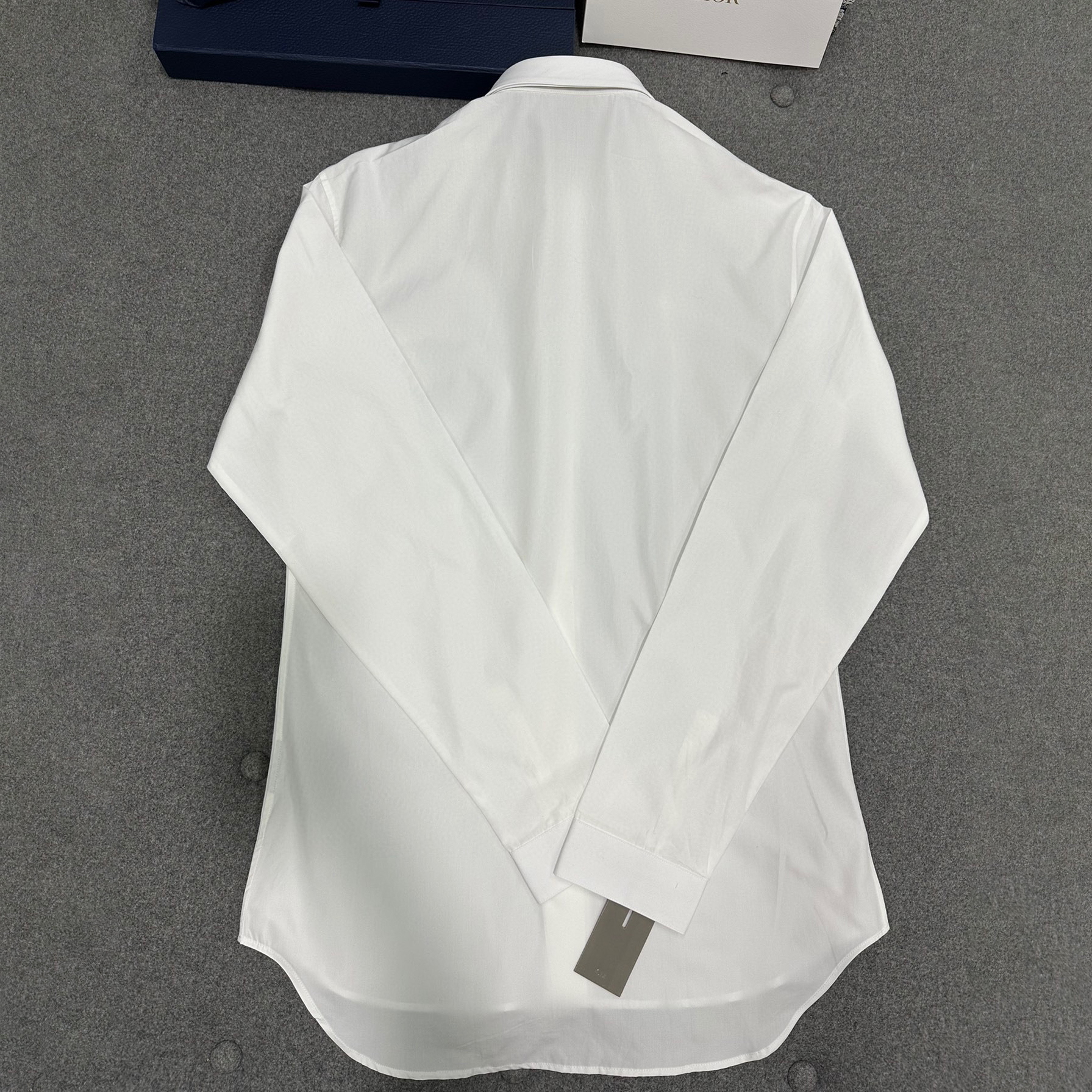 Dior NIGO Pure White Long Sleeve Shirt #nigo95167
