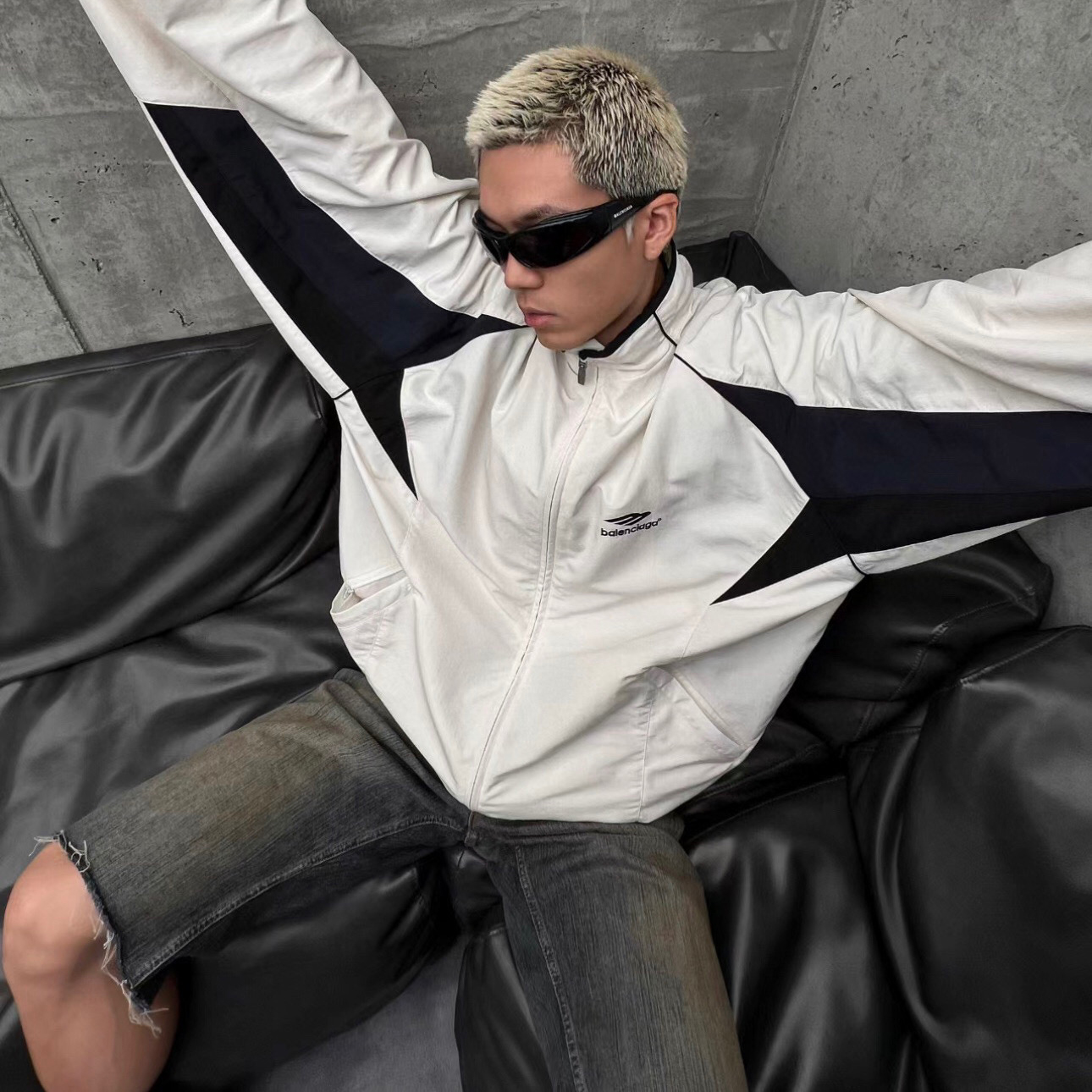 Balenciaga NIGO Embroidered Logo Sport Shirt Jacket #nigo95165