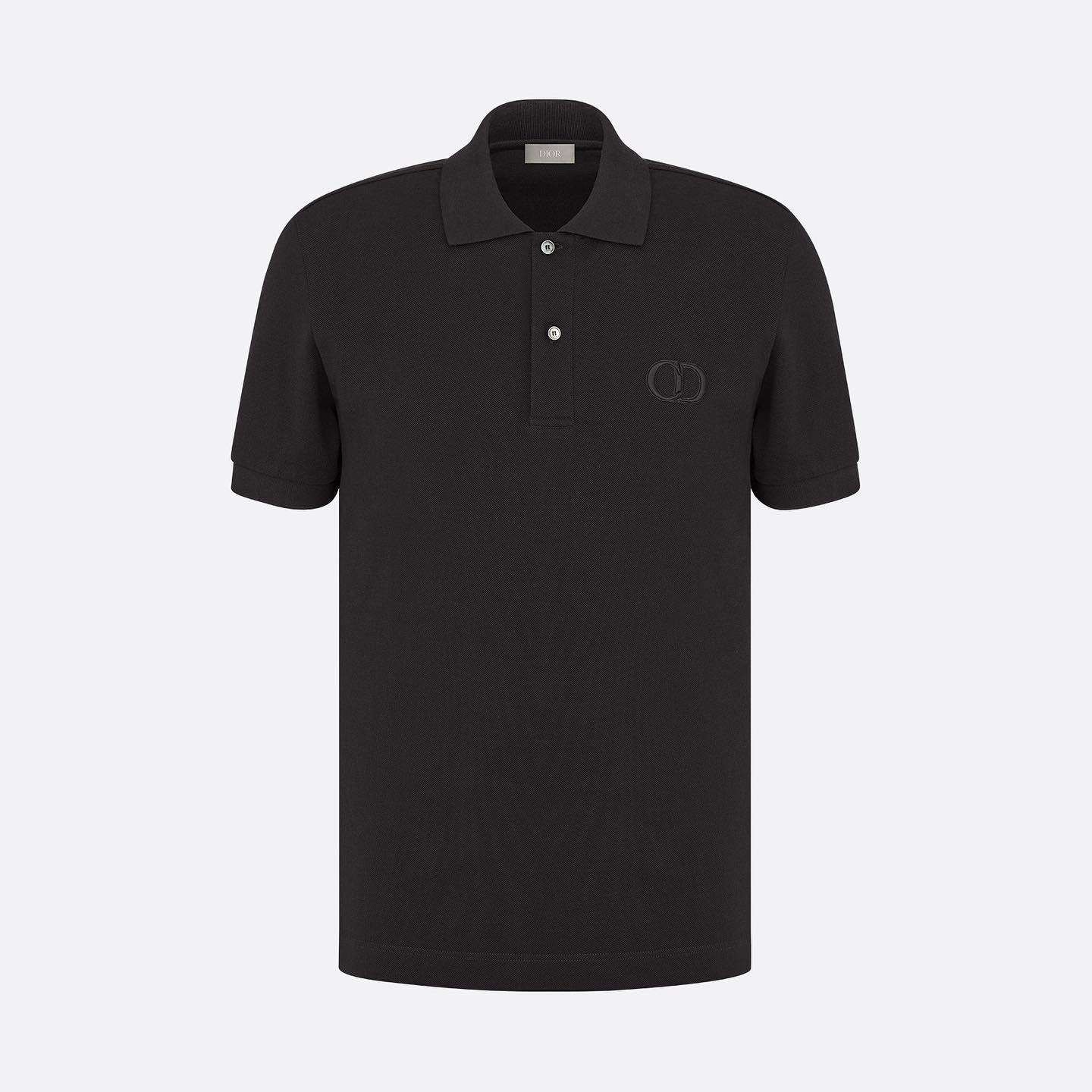 DIOR Solid Embroidered Logo Short Sleeve Polo Shirt #nigo4826