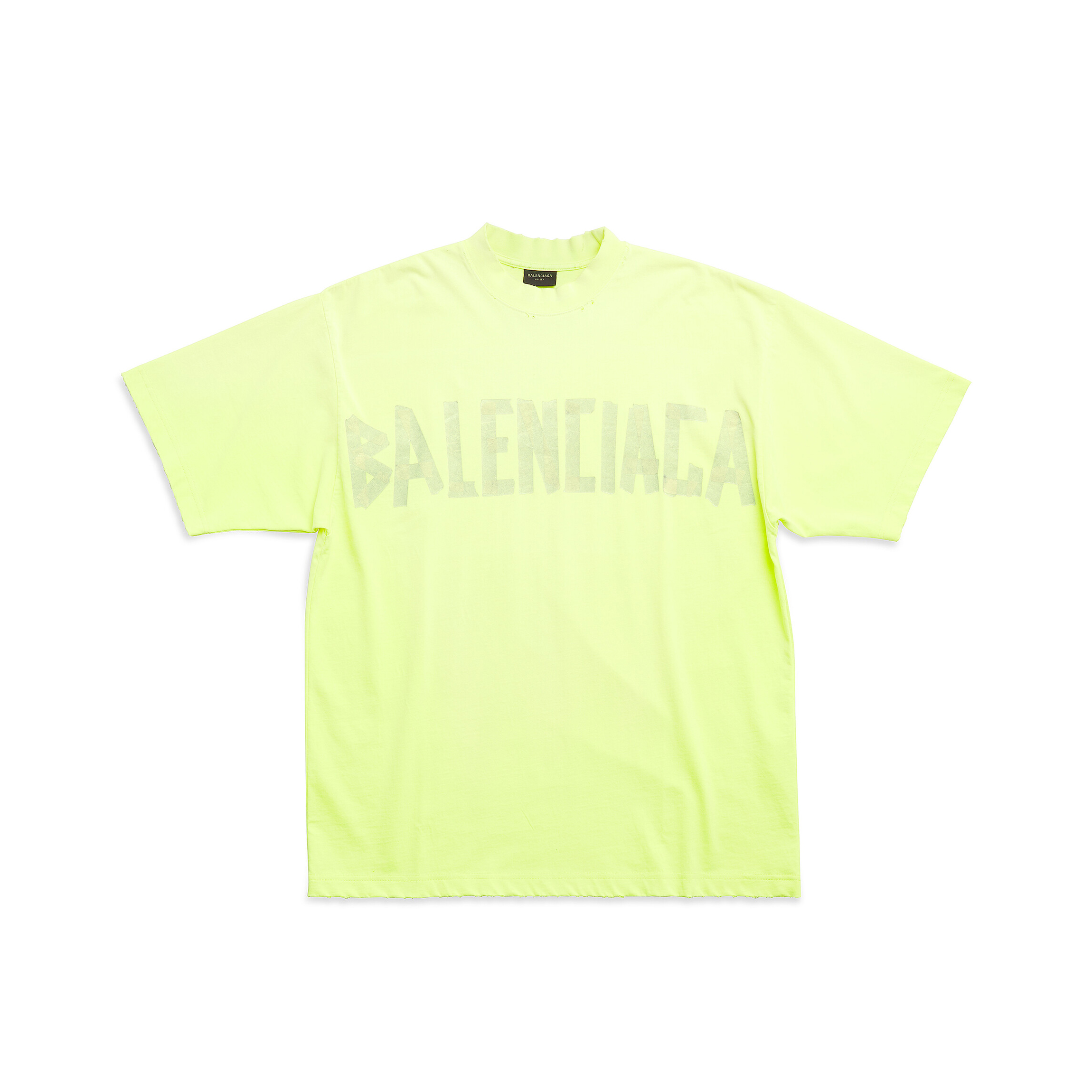 Balenciaga NIGO Man Yellow Letter Short Sleeve T-shirt #nigo94612