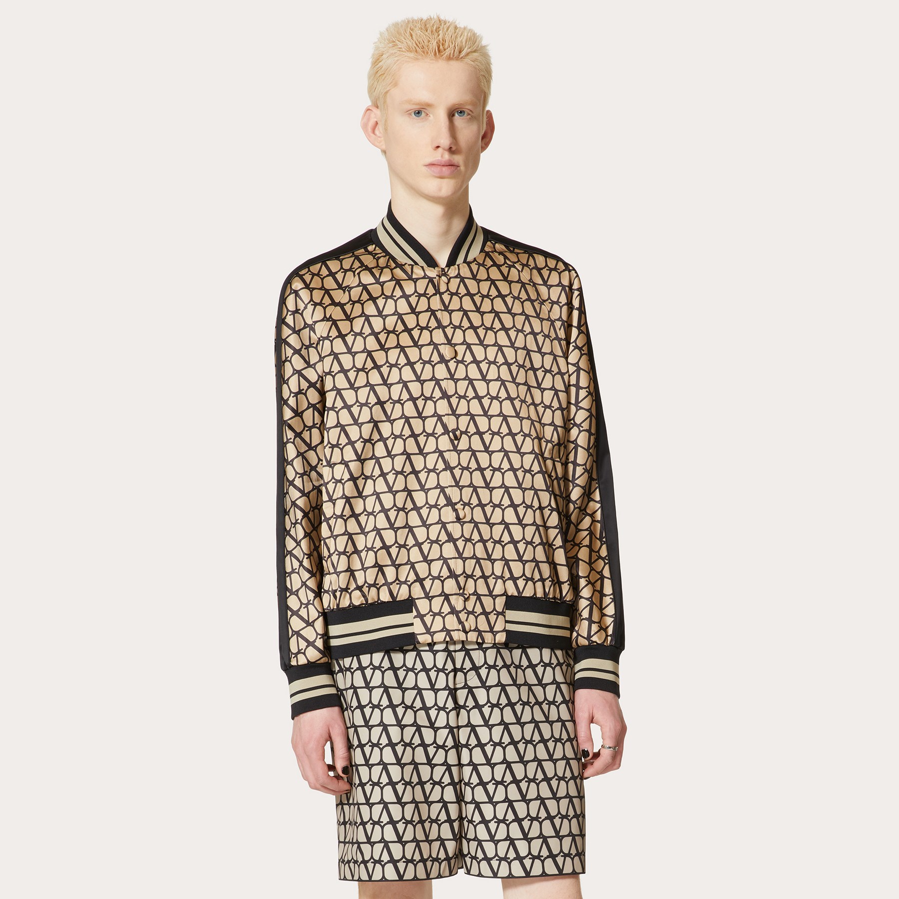 Valentino NIGO Logo Print Aviator Jacket #nigo95179