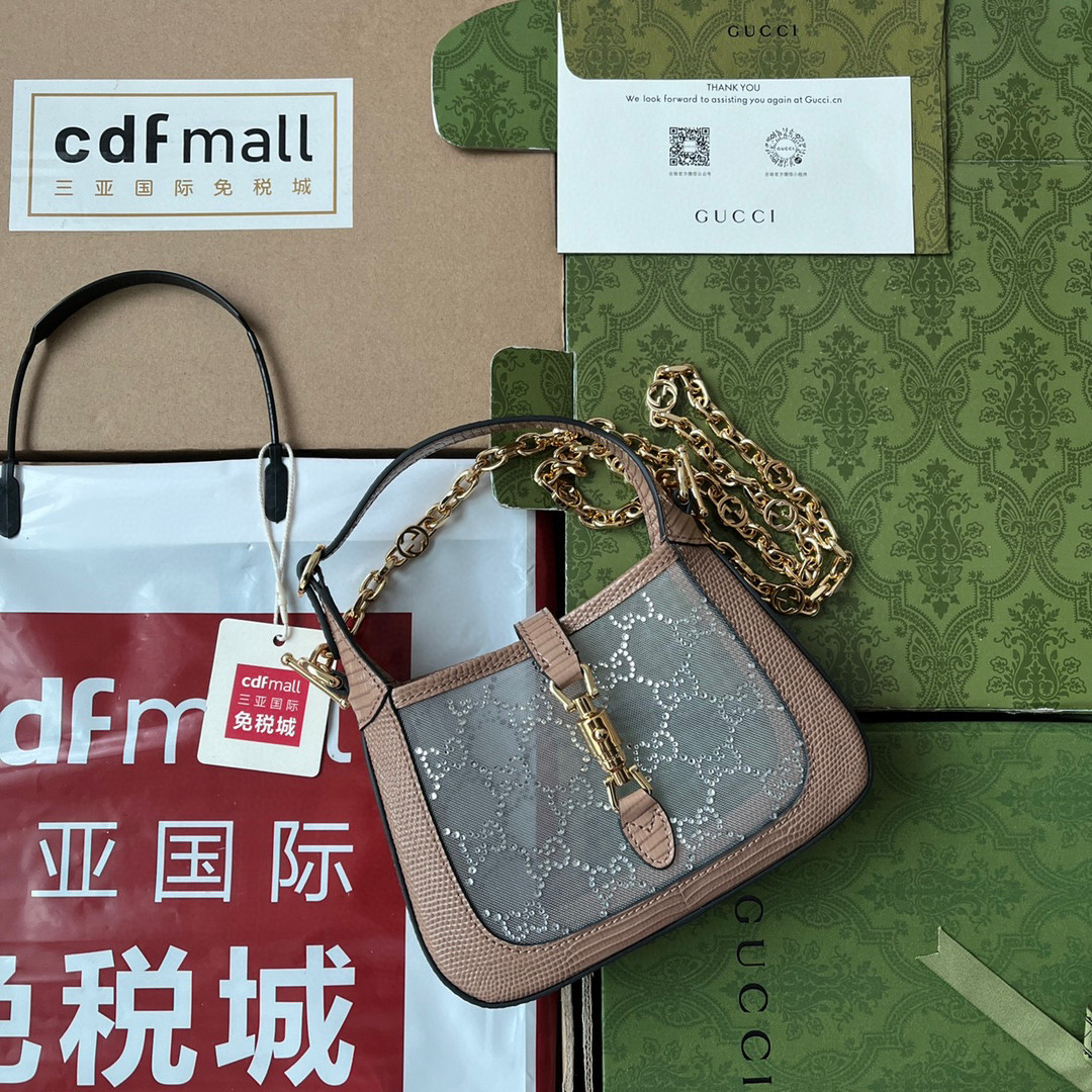 GUCCI Chain Mesh Leather Portable Shoulder Bag Bags #nigo56314