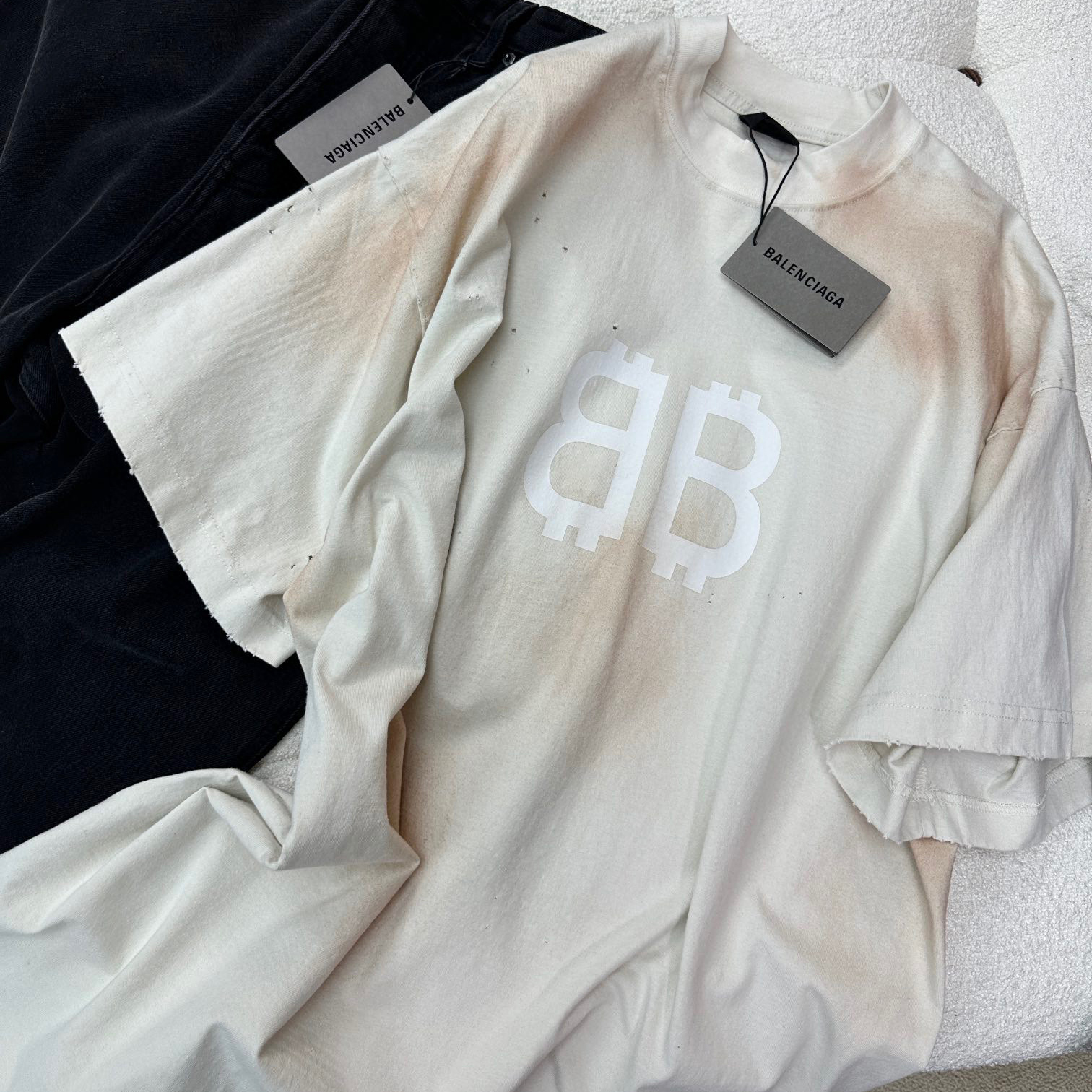 Balenciaga NIGO Letter Black Short Sleeve T-shirt #nigo94519