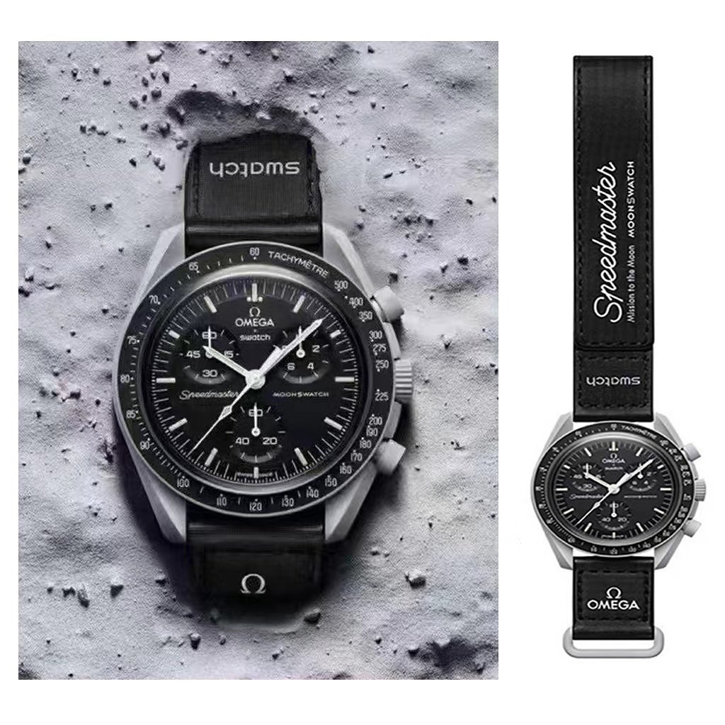 OMEGA Quartz Ceramic Planet 42mm Magic Wristband Casual Watch #nigo81212