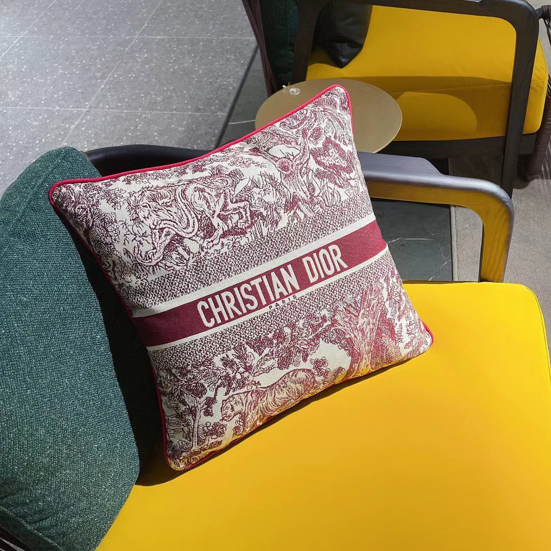 Embroidered Square Pillow Upholstered Sofa Ornaments #nigo3499