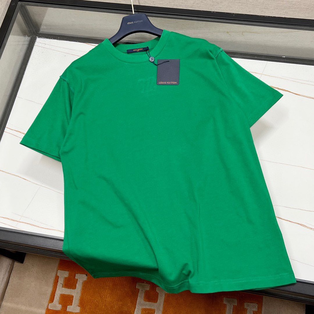 Louis Vuitton Logo Embossed T-shirt #nigo1969