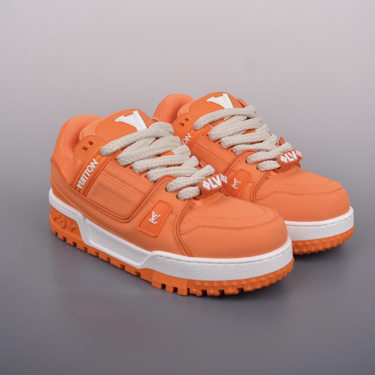 Louis Vuitton Sports Casual Lace-Up Board Trainer Sneaker Shoes #nigo95174