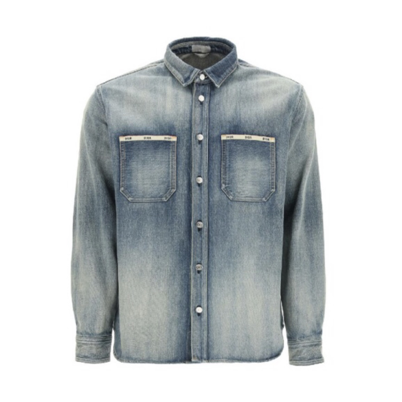 Dior NIGO Lapel Jeans Jacket Blue #nigo95171