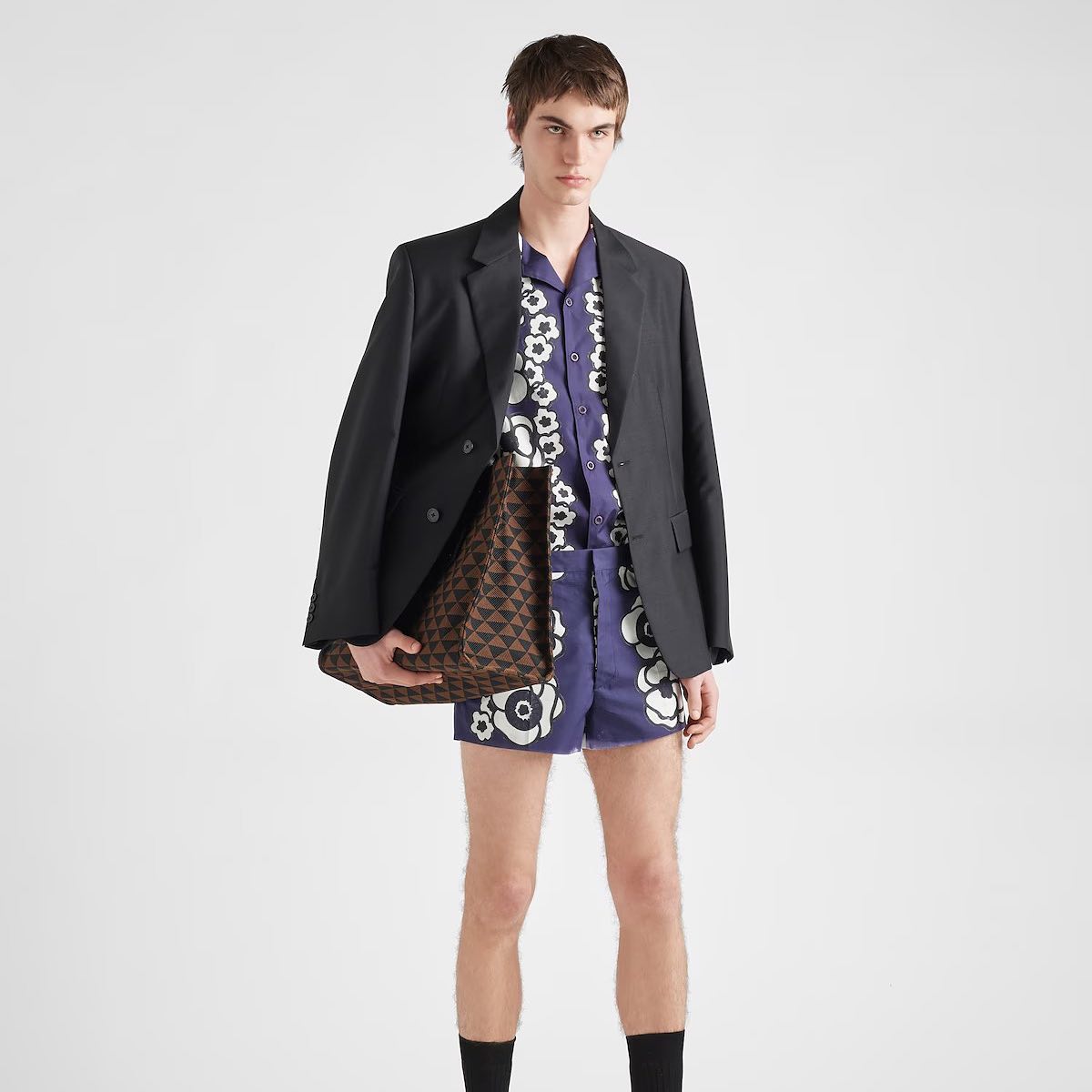 PRADA NIGO Floral Short Sleeve Summer Shirt Ngvp #nigo6335