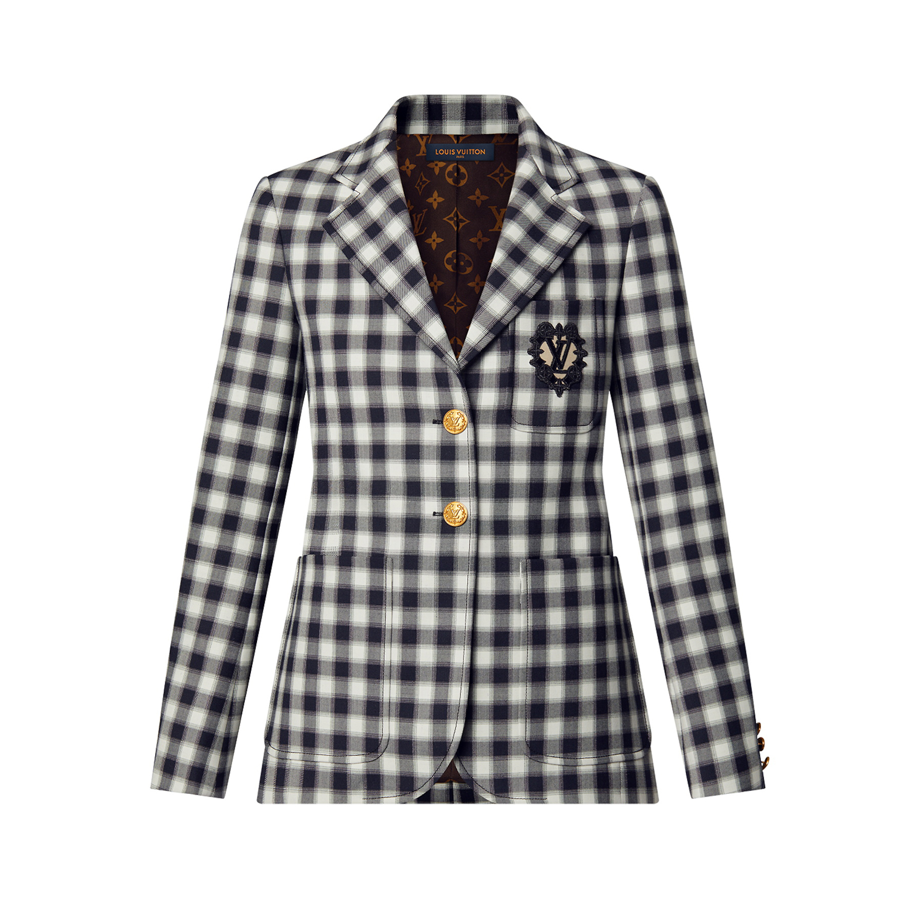 Louis Vuitton NIGO Plaid Suit Jacket #nigo21559
