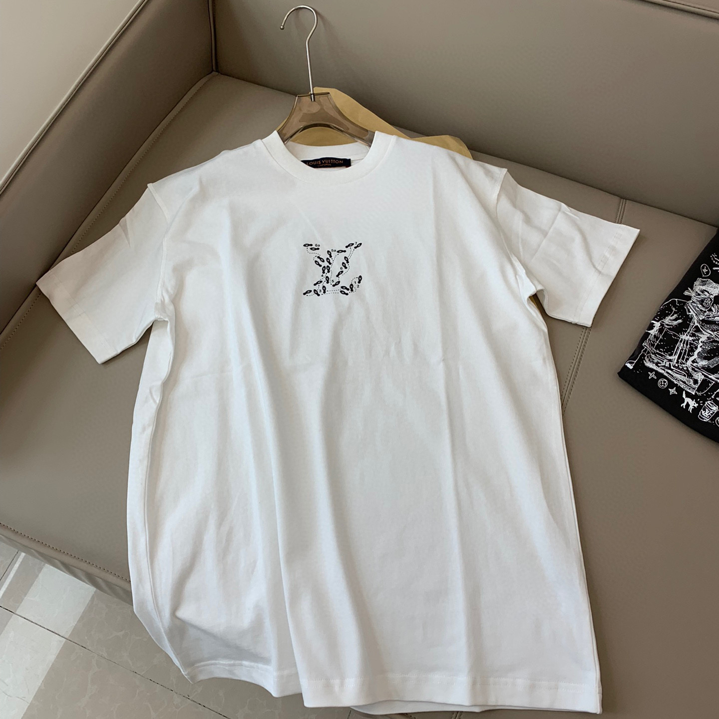 Louis Vuitton NIGO Cotton Printed Letter Short Sleeved T-shirt #nigo21629