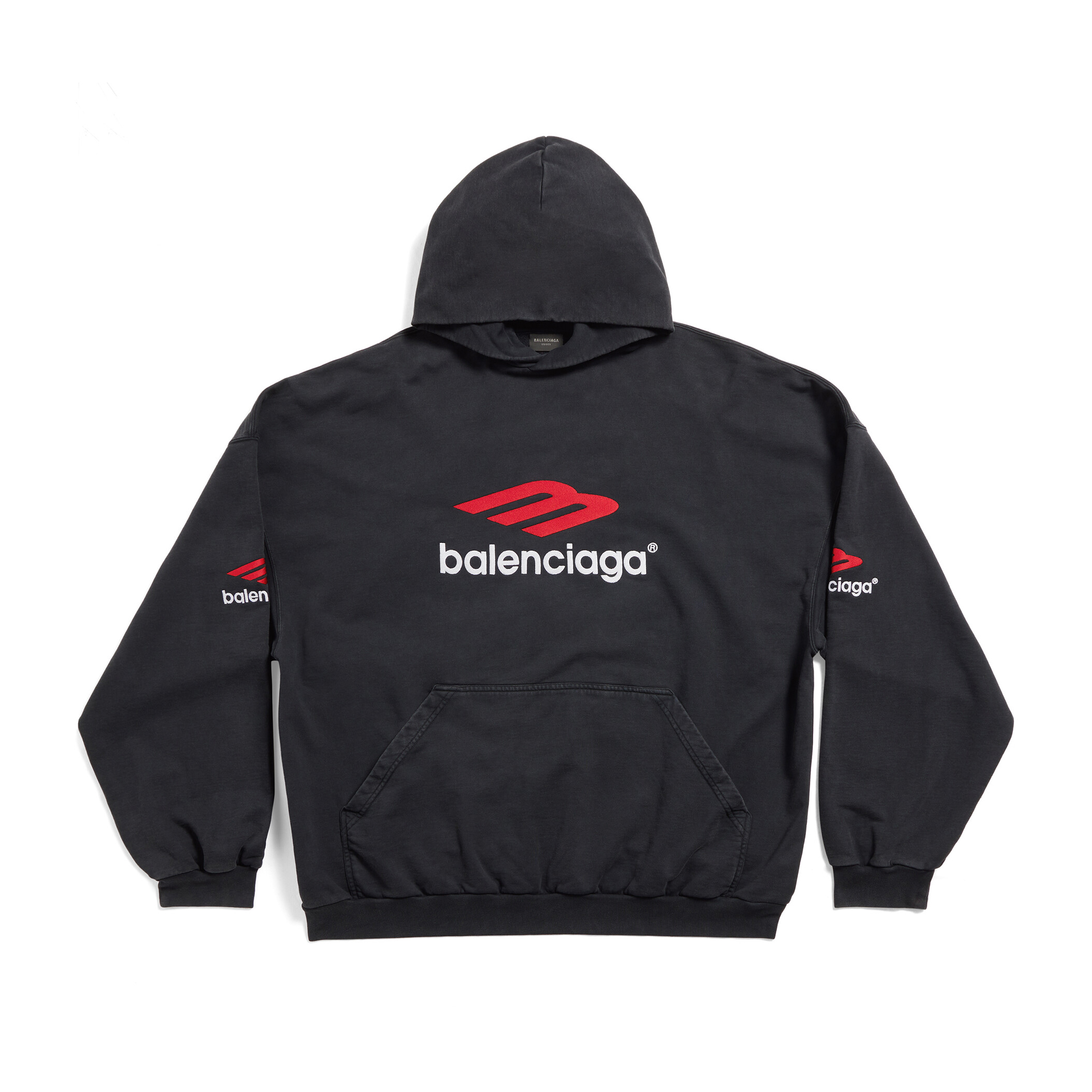 Balenciaga NIGO Knitted Cotton Hooded Sweatshirt Black #nigo95156
