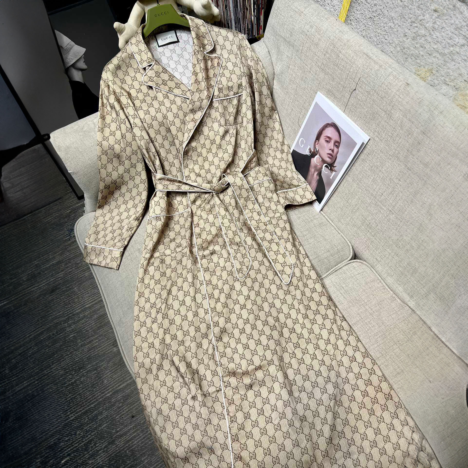 Gucci NIGO Long Sleeved Loose Fitting Pajamas #nigo21616