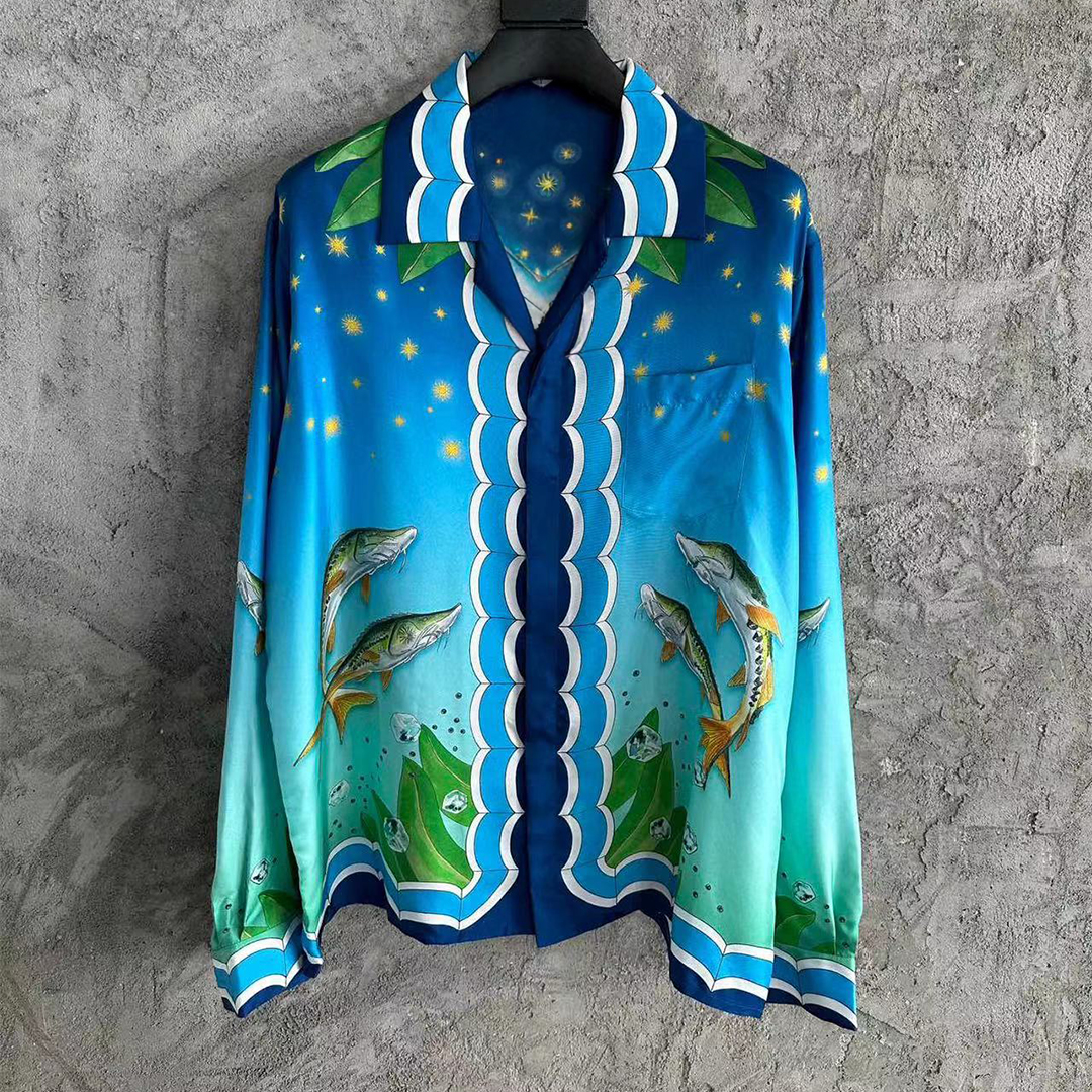 NIGO Printed Long Sleeve Shirt Ngvp #nigo6358