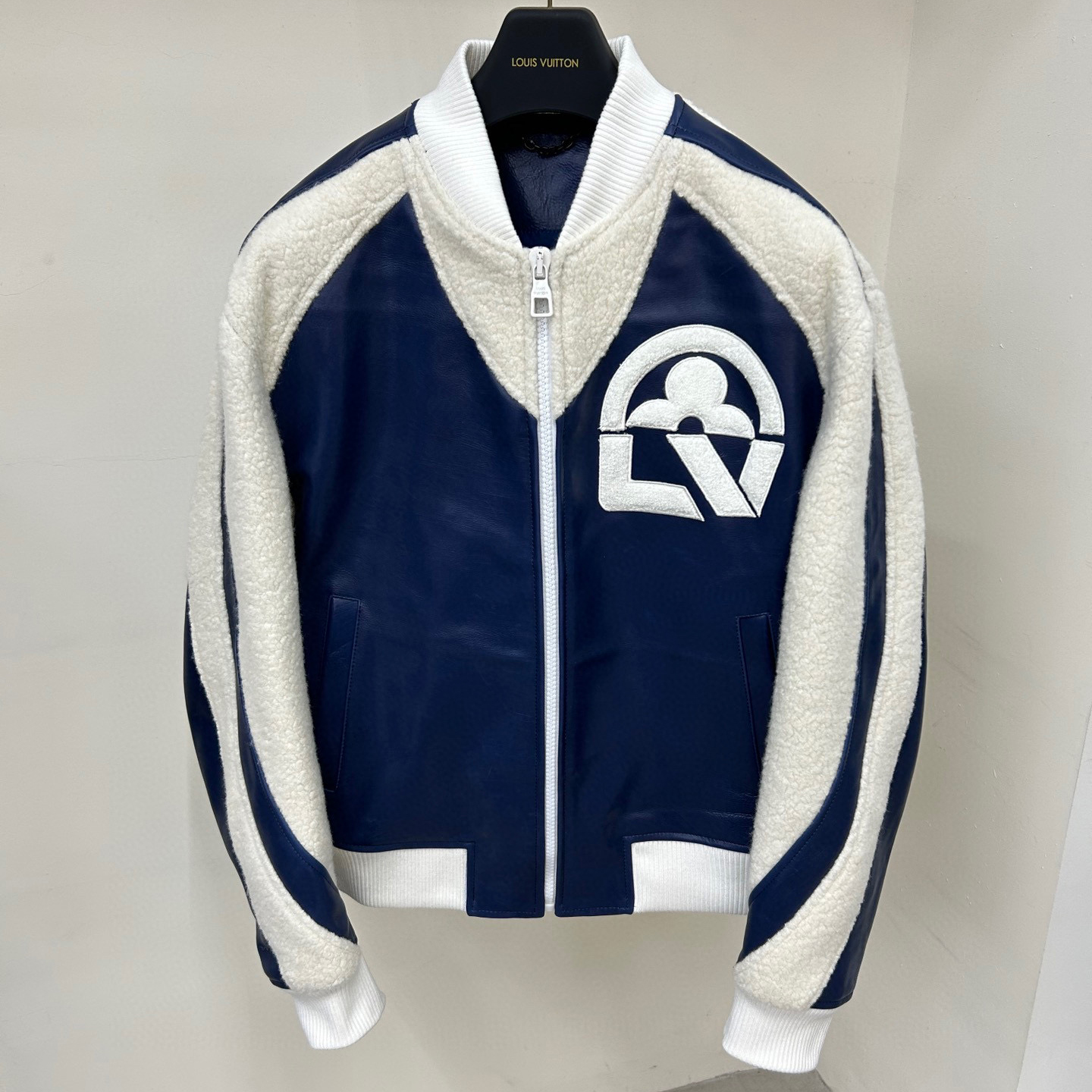 Louis Vuitton NIGO Man Plush Leather Zip Jacket #nigo96137