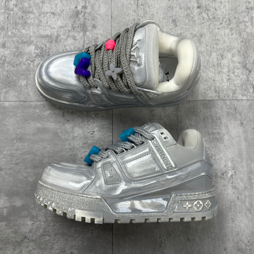 Louis Vuitton NIGO Sports Casual Lace-Up Board Shoes #nigo95157