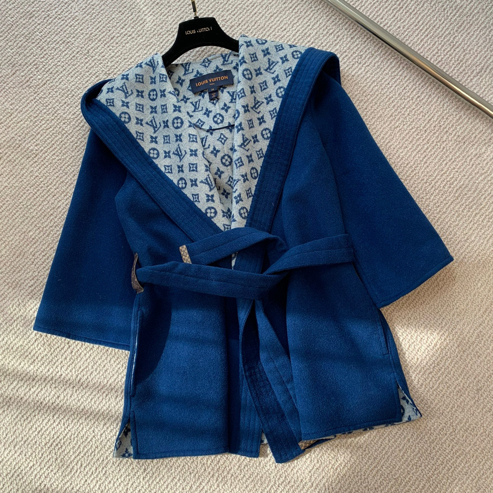 Louis Vuitton NIGO Hooded Cloak Loose Cotton Jacket #nigo21571