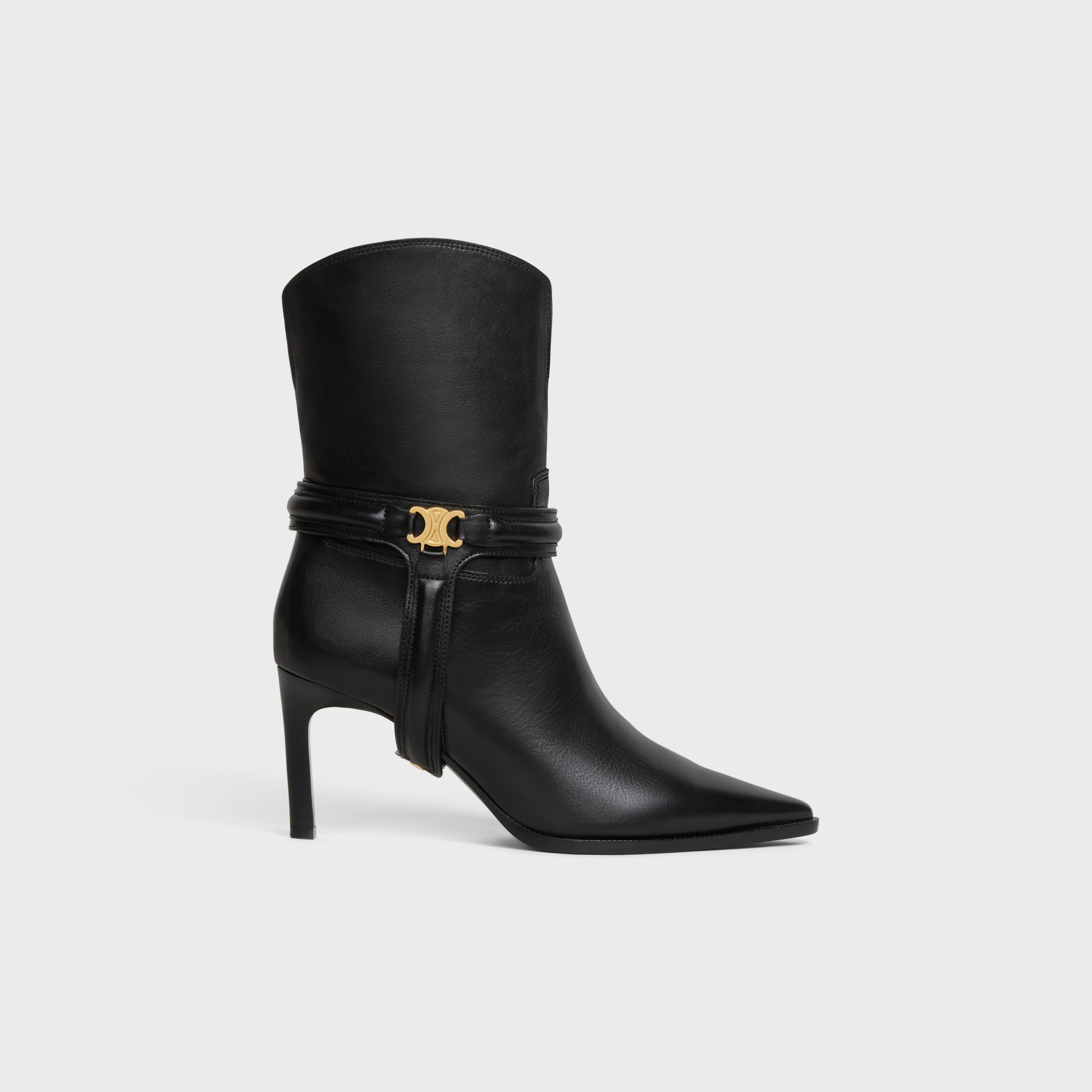 Celine NIGO Leather Mid Length High Heels #nigo21628