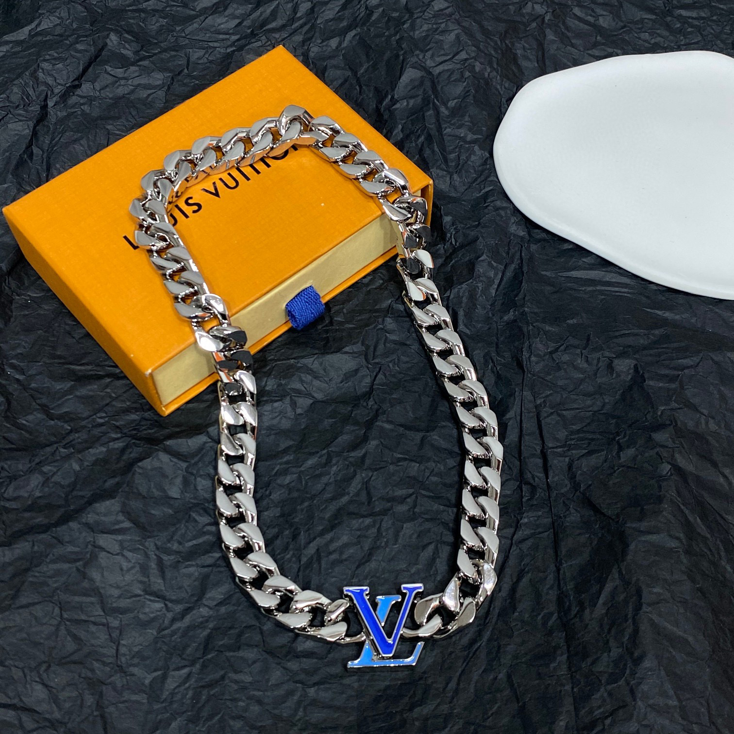Louis Vuitton NIGO Thick Chain Letter Necklace #nigo21587