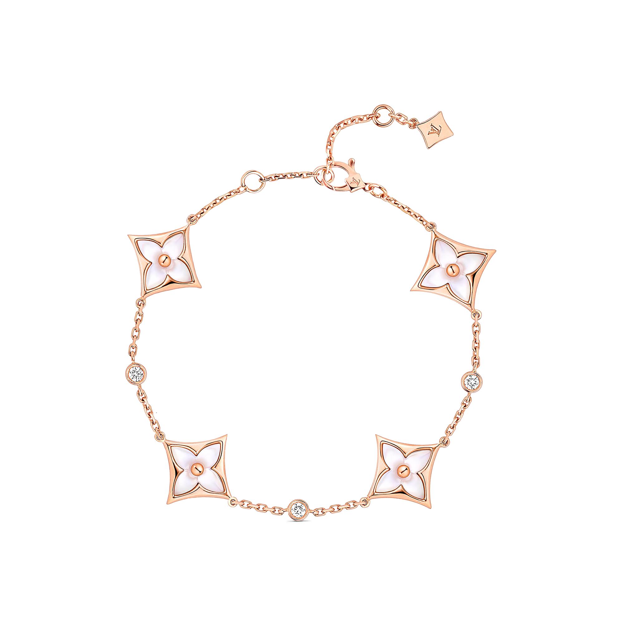 Louis Vuitton NIGO Floral Fine Chain Fashion Bracelet #nigo21589