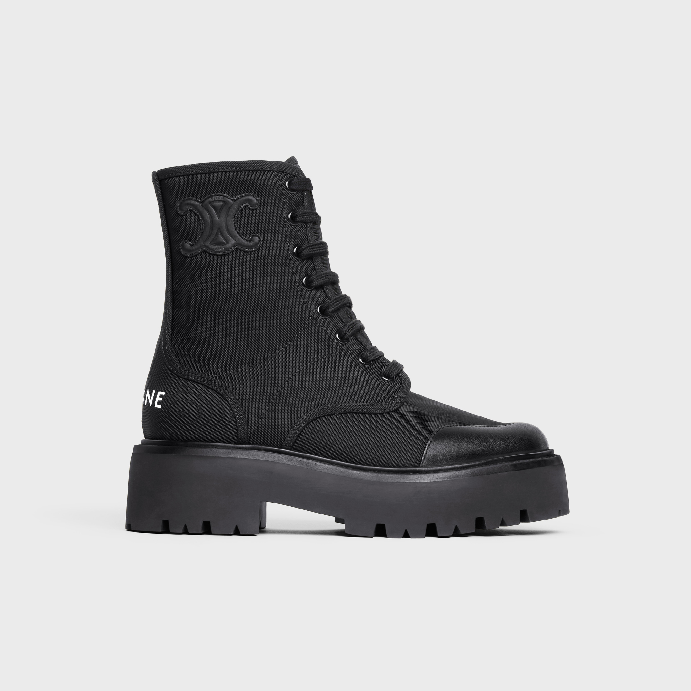 Celine NIGO Lace Up Mid Length Martin Boots #nigo21567