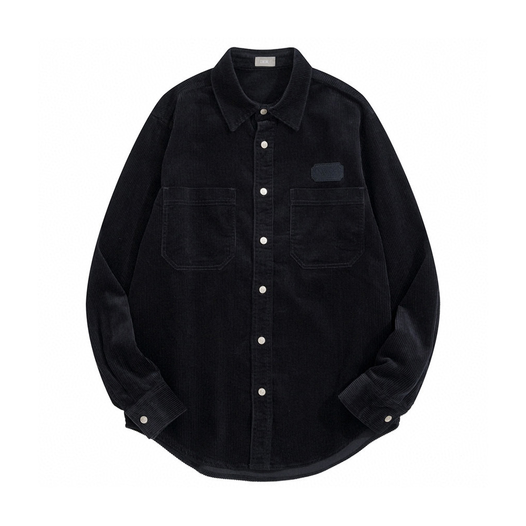 Dior NIGO Man Corduroy Long Sleeve Shirt Jacket #nigo96115